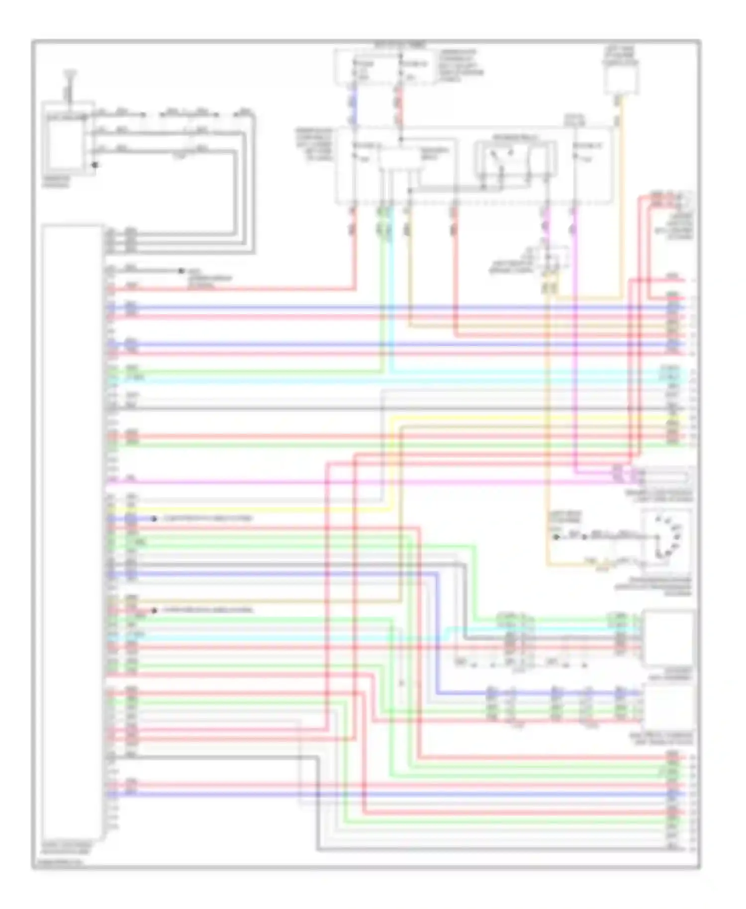 Wiring diagram am/fm/xm antenna for Honda CR-V IV (2011-2015) (1 of 6)