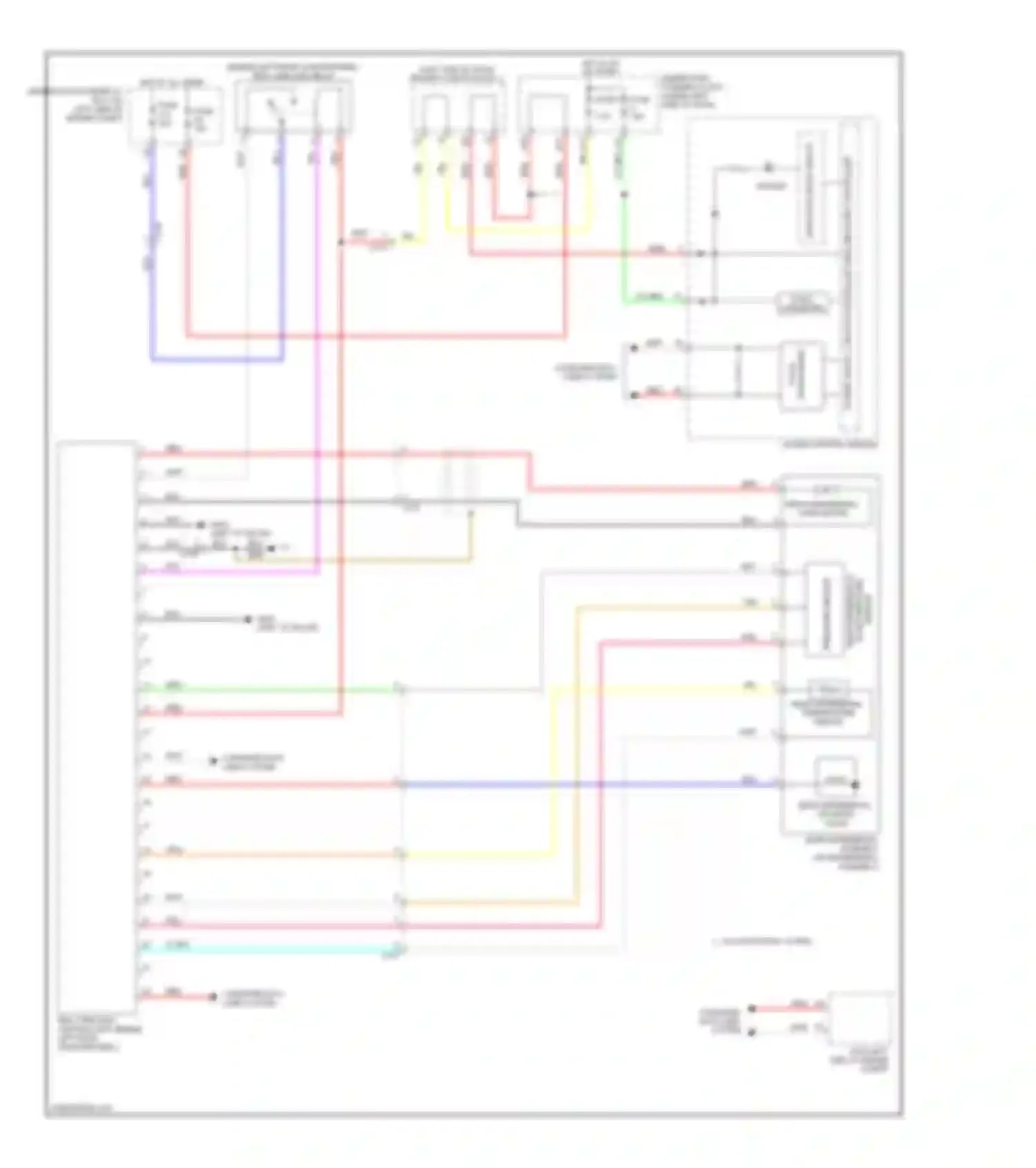 Wiring diagram awd ind for Honda CR-V IV (2011-2015) (1 of 2)