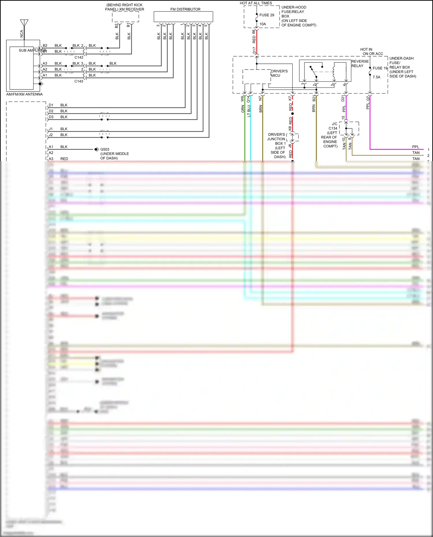 Honda CR-V IV (2011-2015) computer data lines system wiring diagram  (42 of 47)