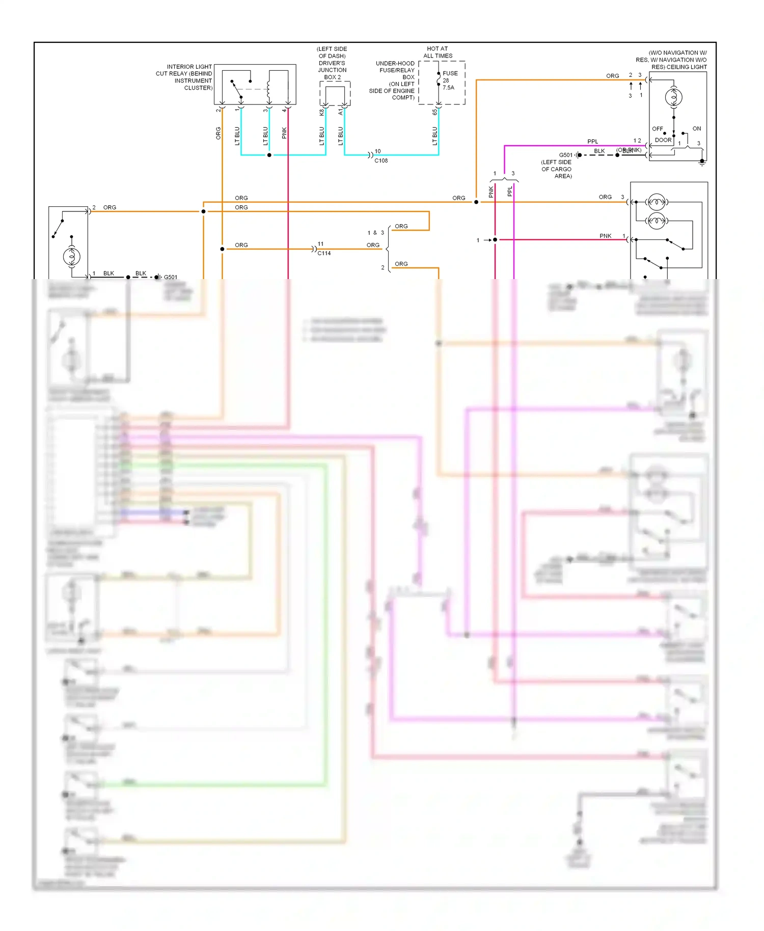 Honda CR-V IV (2011-2015) computer data lines system wiring diagram  (26 of 47)