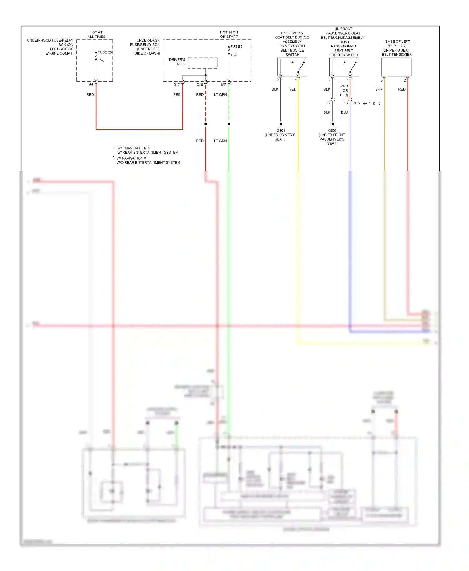 Honda CR-V IV (2011-2015) computer data lines system wiring diagram  (40 of 47)