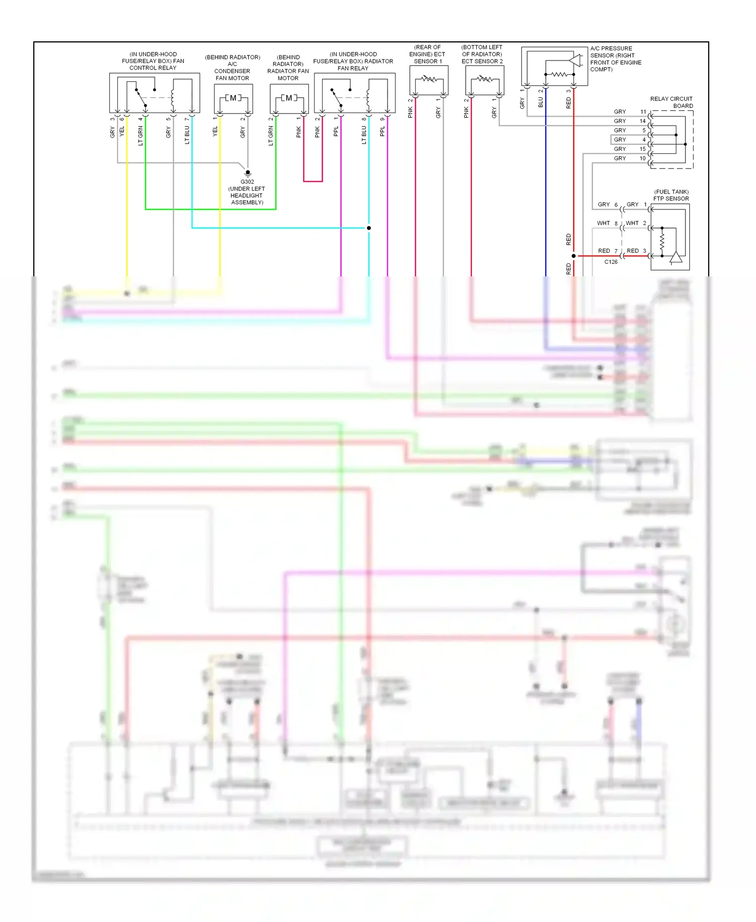 Honda CR-V IV (2011-2015) econ switch wiring diagram  (1 of 3)