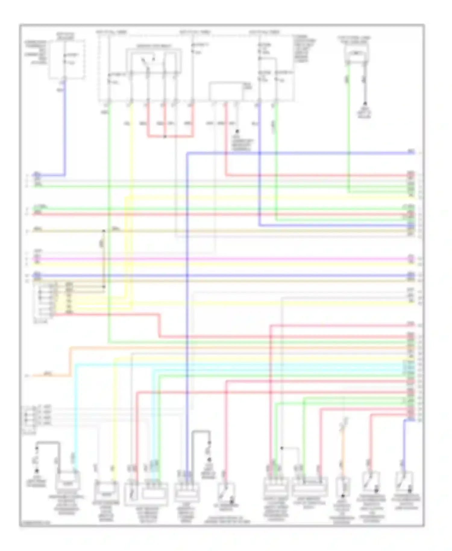 Wiring diagram fuse 17 for Honda CR-V IV (2011-2015) (3 of 3)