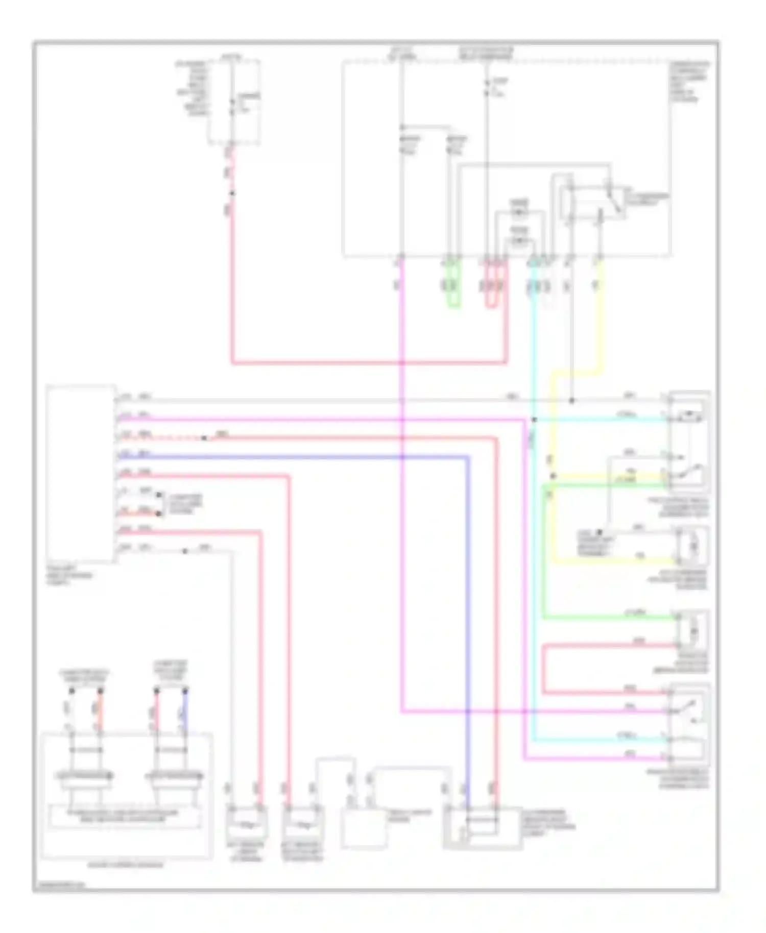 Wiring diagram fuse 2-11 for Honda CR-V IV (2011-2015) (2 of 3)