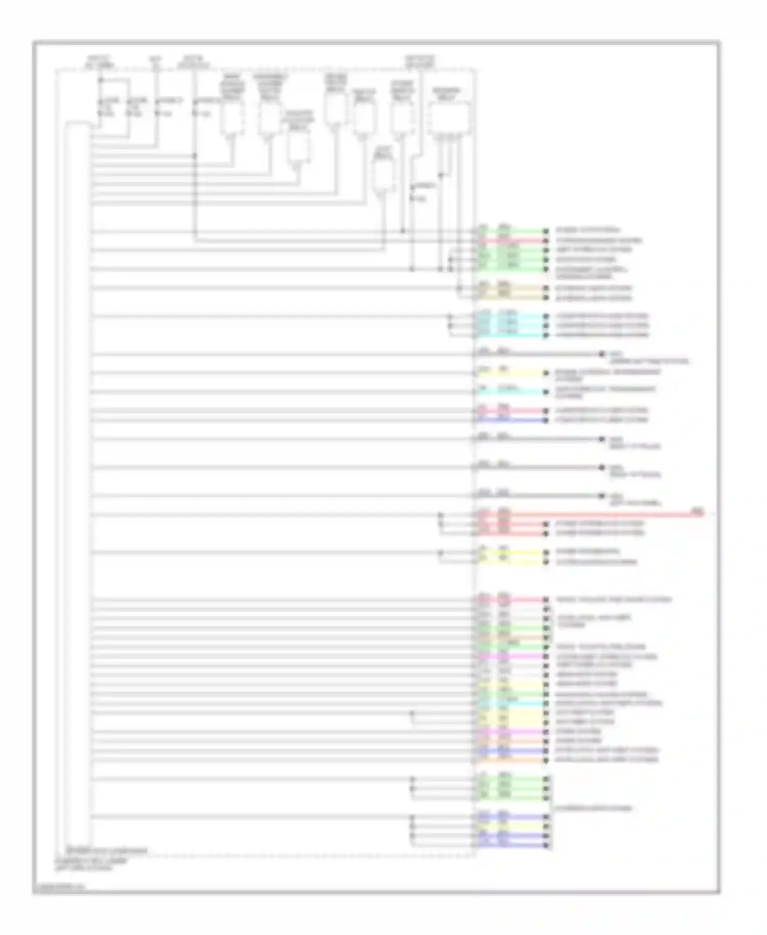 Wiring diagram fuse 39 fuse 38 fuse 21 for Honda CR-V IV (2011-2015) (1 of 1)