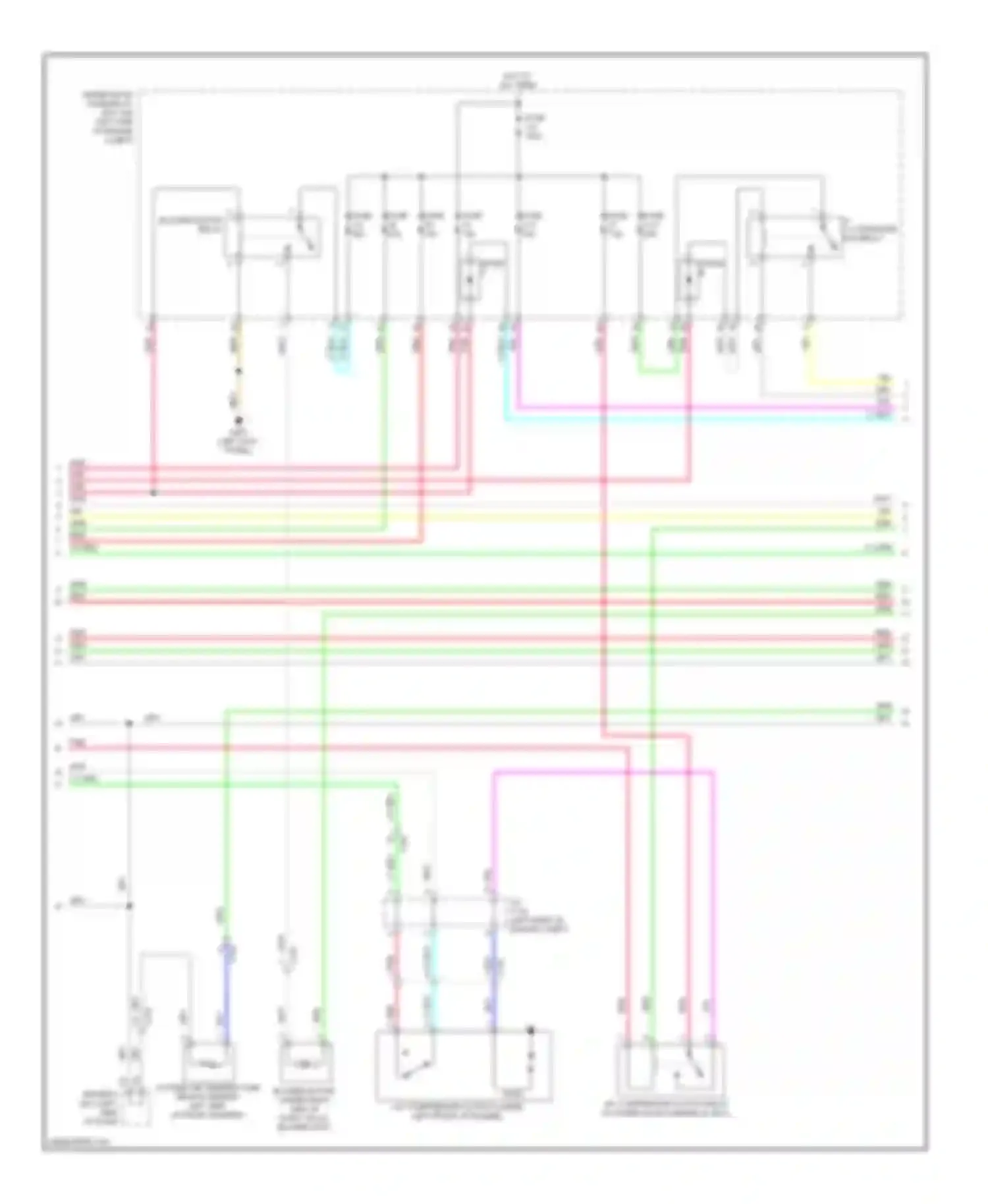 Wiring diagram fuse fuse 2-10 for Honda CR-V IV (2011-2015) (2 of 2)