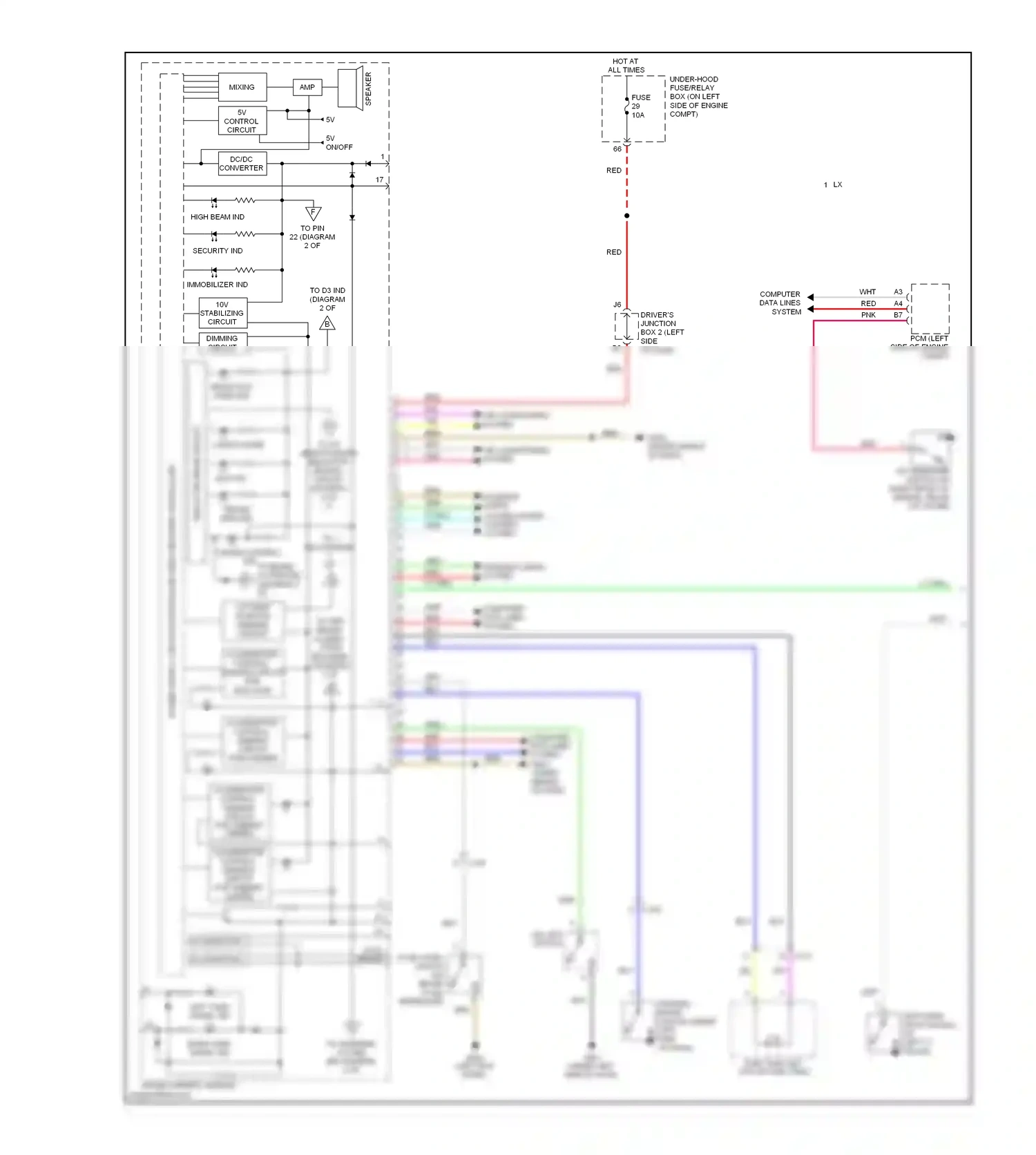 Honda CR-V IV (2011-2015) gauge control module wiring diagram  (15 of 28)