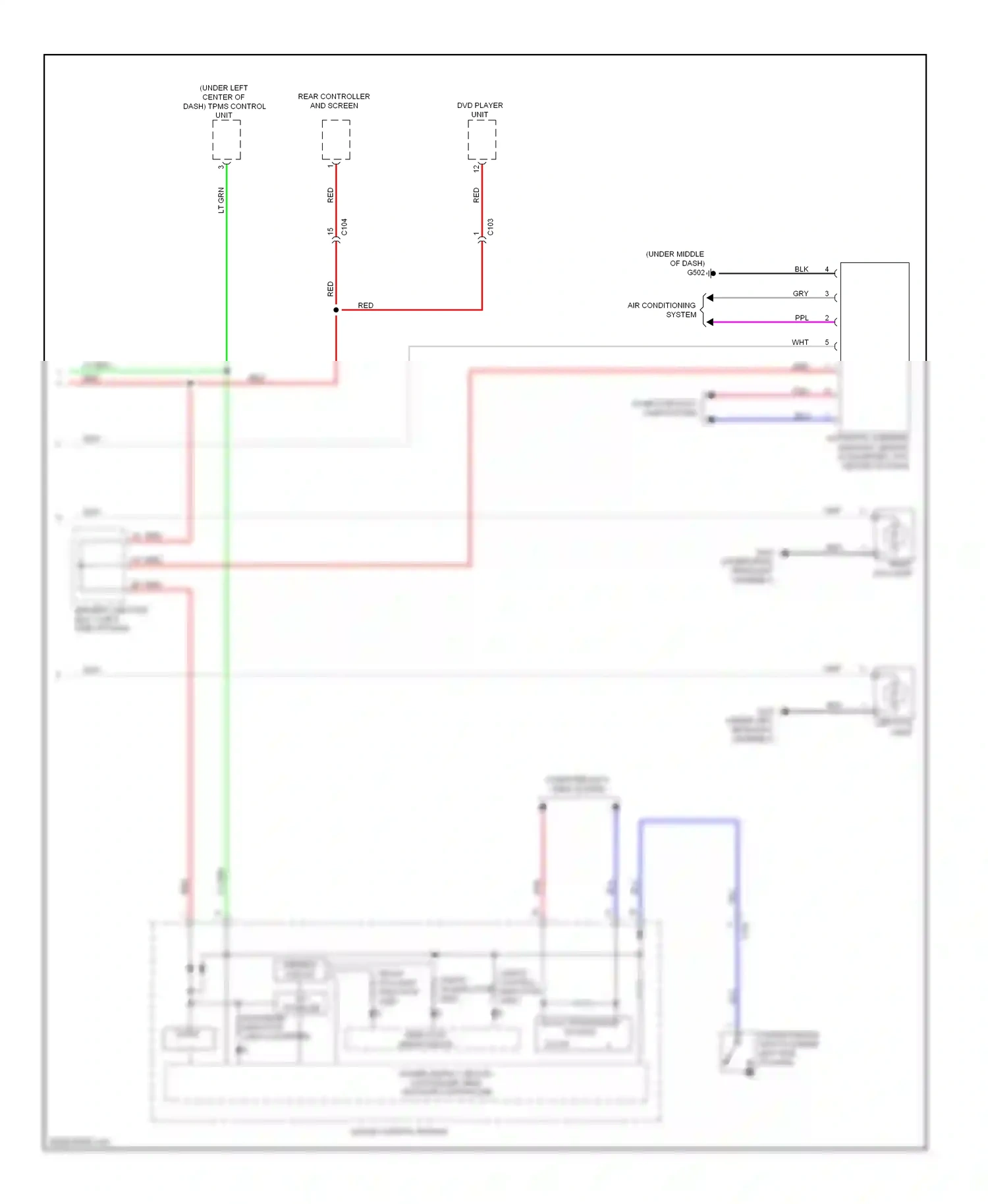 Honda CR-V IV (2011-2015) gauge control module wiring diagram  (14 of 28)