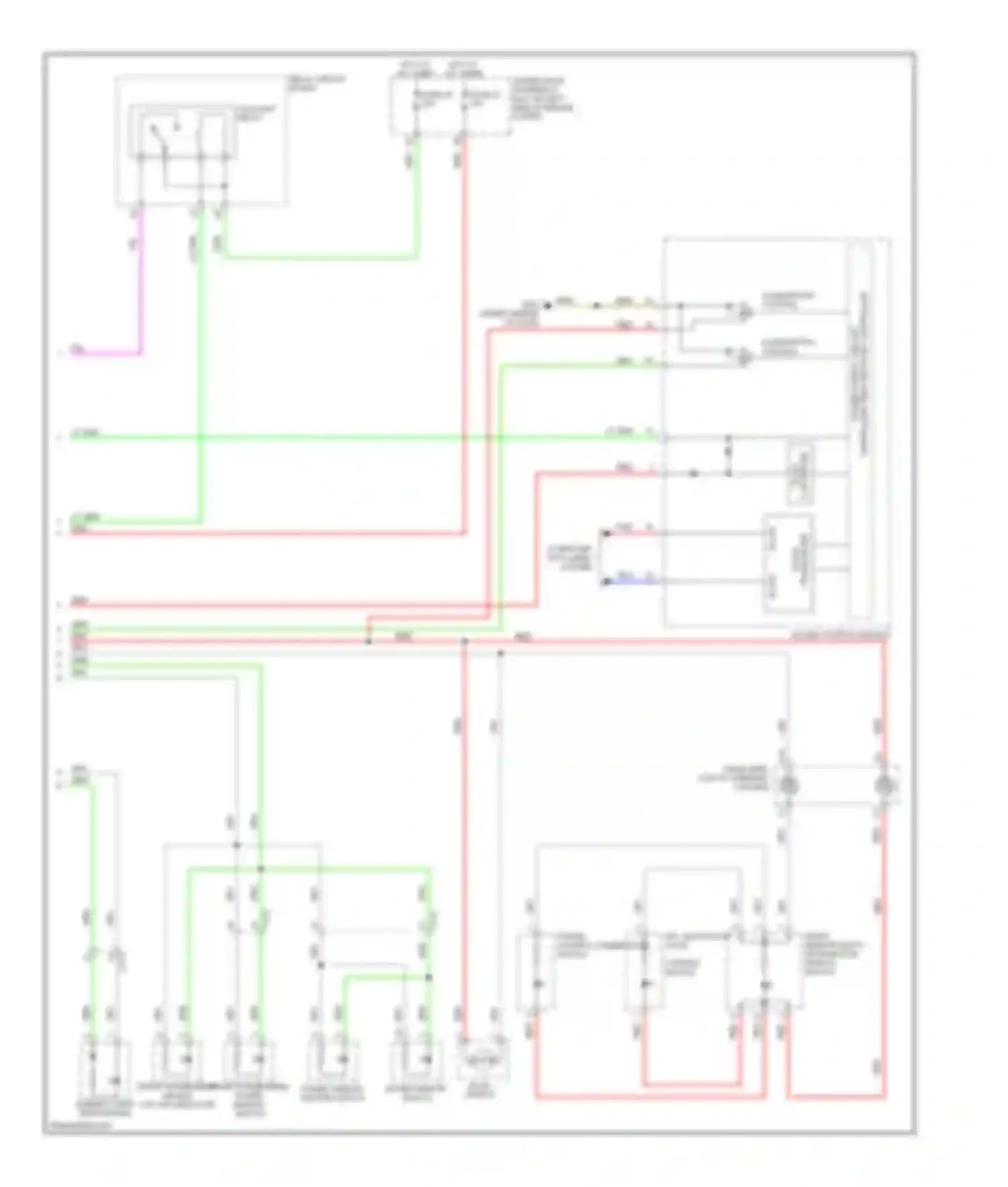Wiring diagram hfl- navigation voice for Honda CR-V IV (2011-2015) (1 of 1)