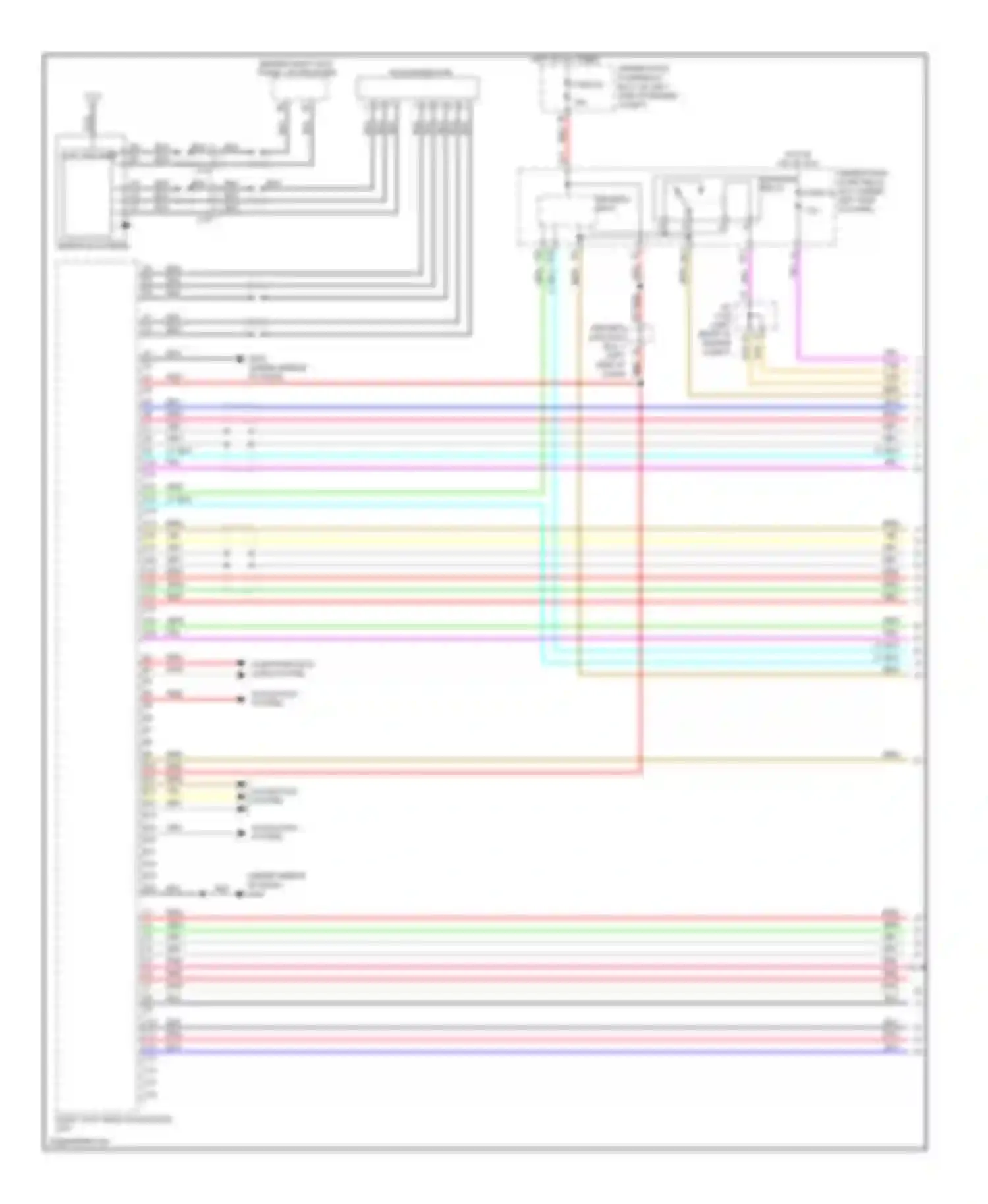 Wiring diagram hot in on or acc for Honda CR-V IV (2011-2015) (2 of 4)