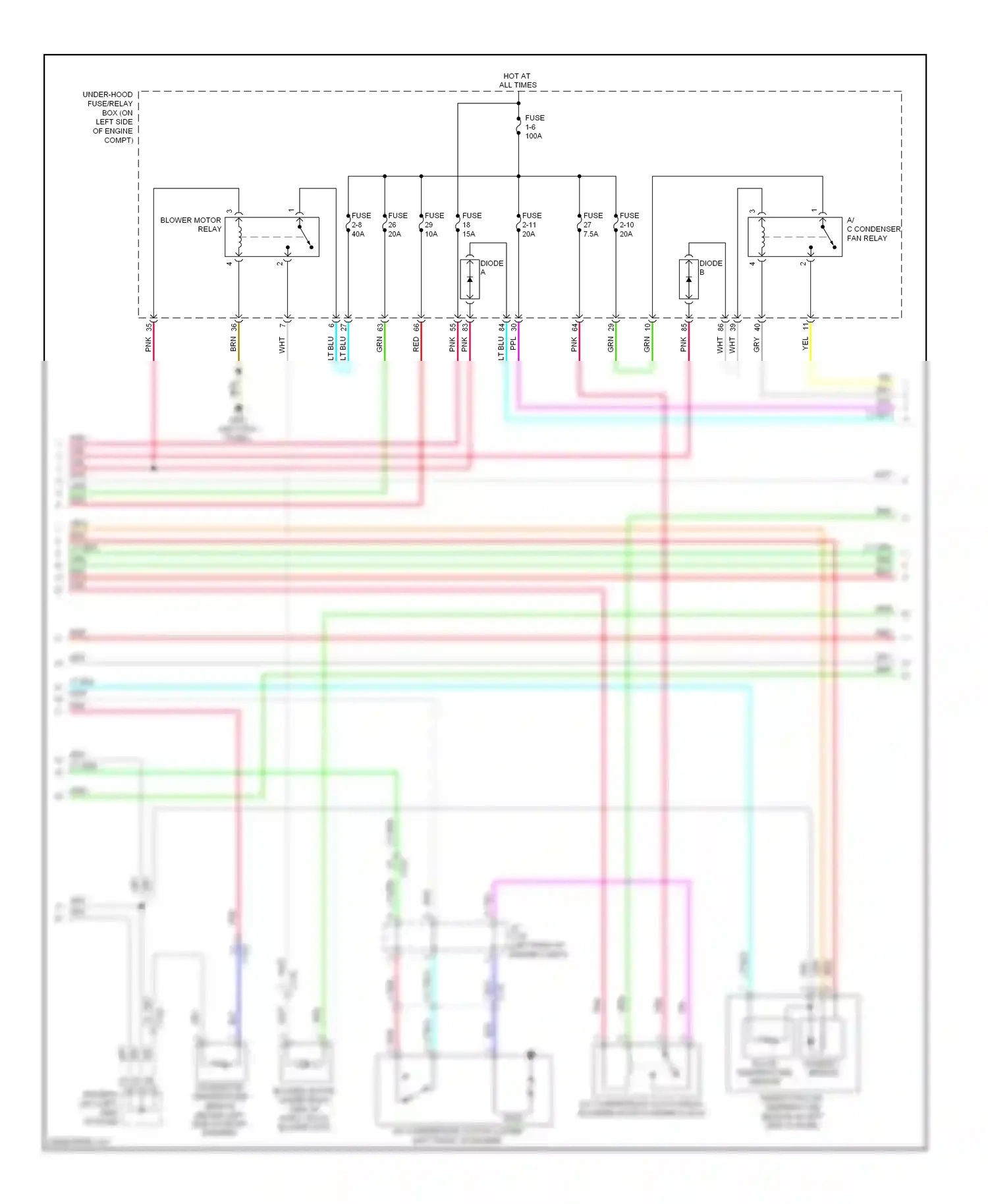 Honda CR-V IV (2011-2015) humidity sensor wiring diagram  (1 of 1)