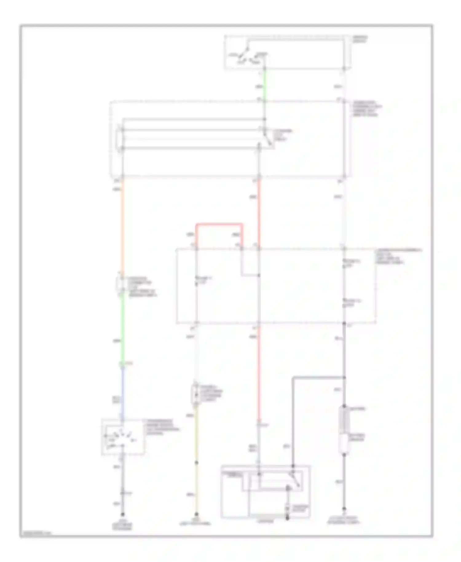 Wiring diagram ignition switch for Honda CR-V IV (2011-2015) (3 of 3)