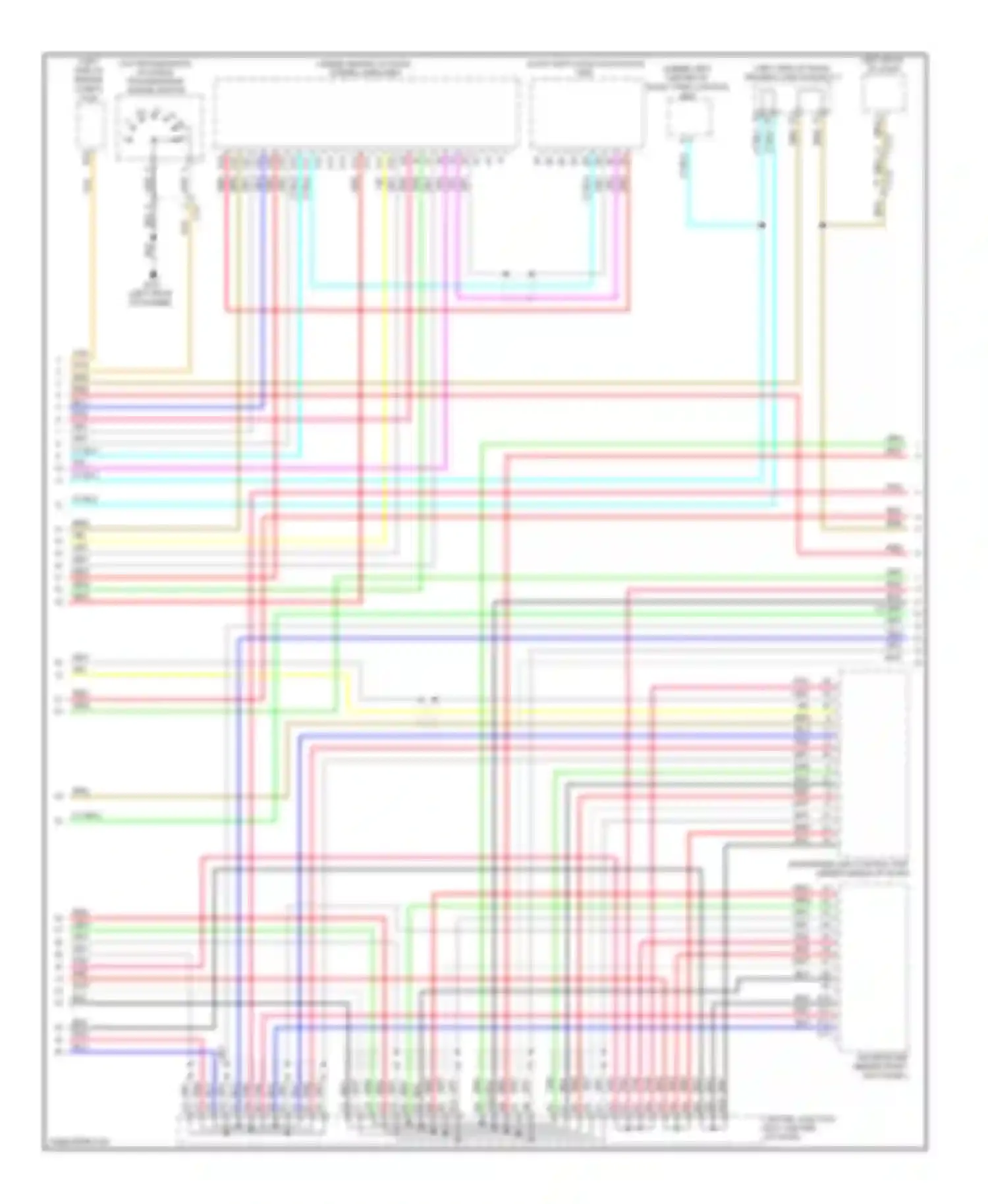 Wiring diagram left back-up light for Honda CR-V IV (2011-2015) (4 of 6)