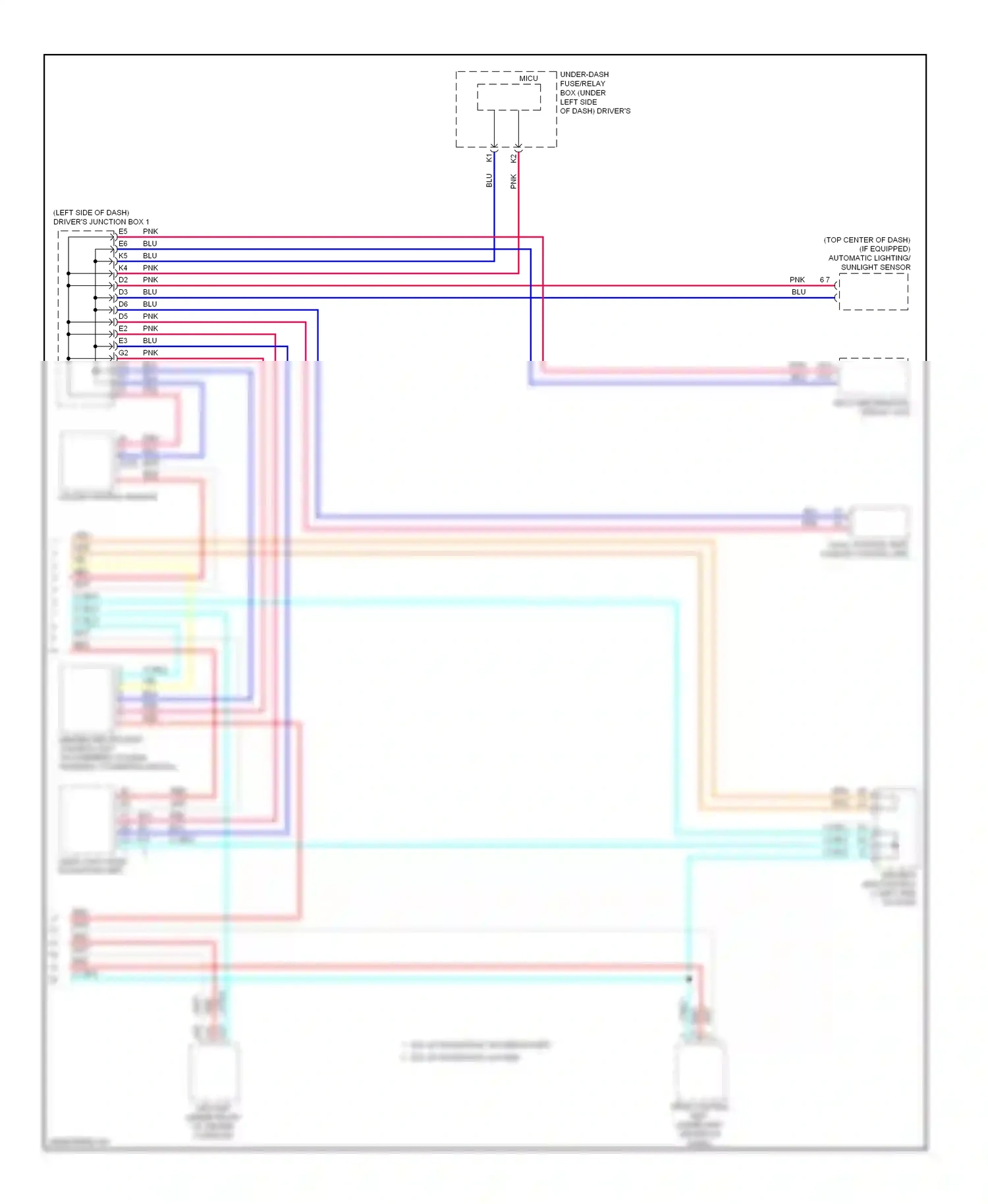 Honda CR-V IV (2011-2015) multi information display unit wiring diagram  (3 of 12)