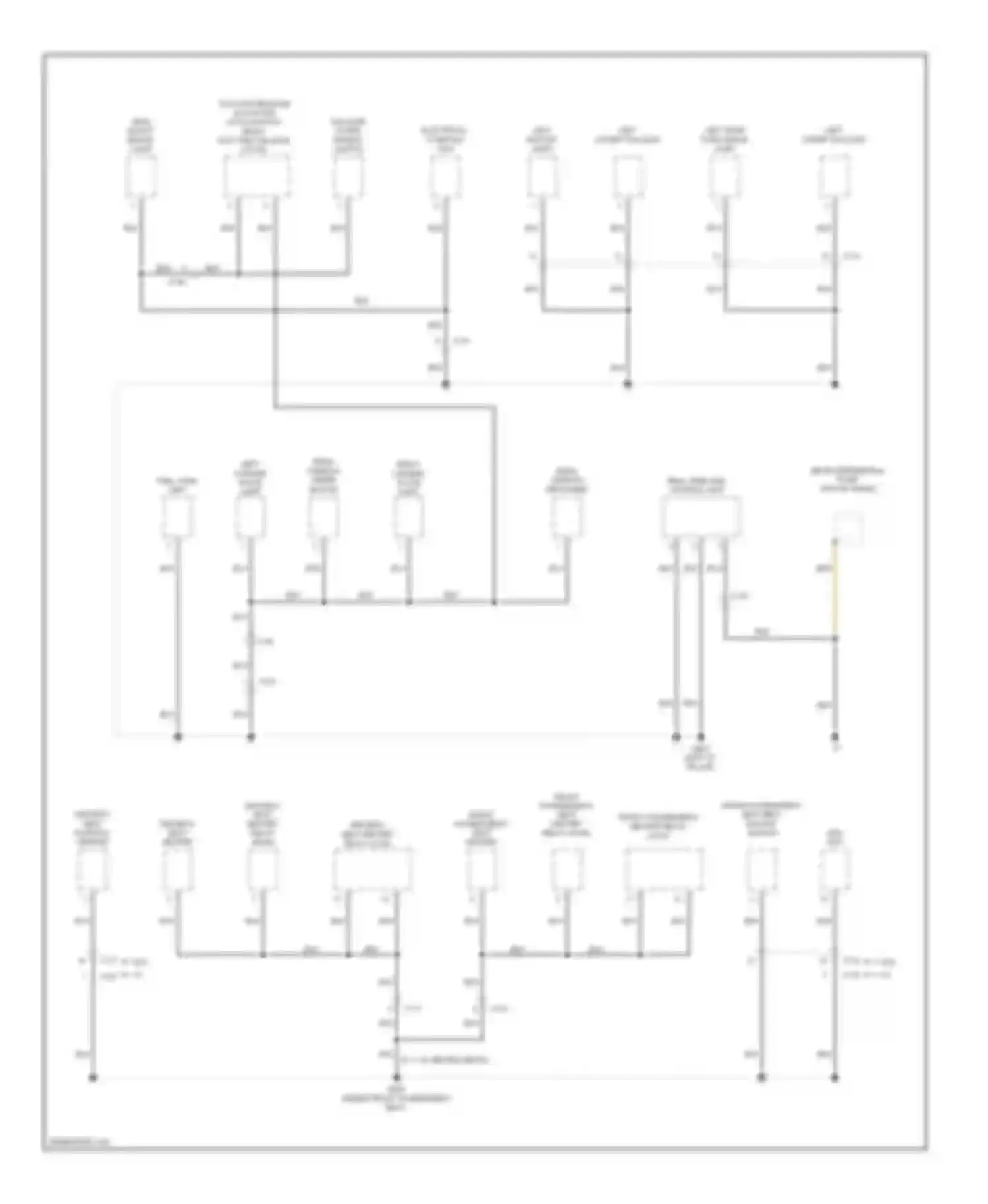 Wiring diagram ods unit for Honda CR-V IV (2011-2015) (1 of 2)