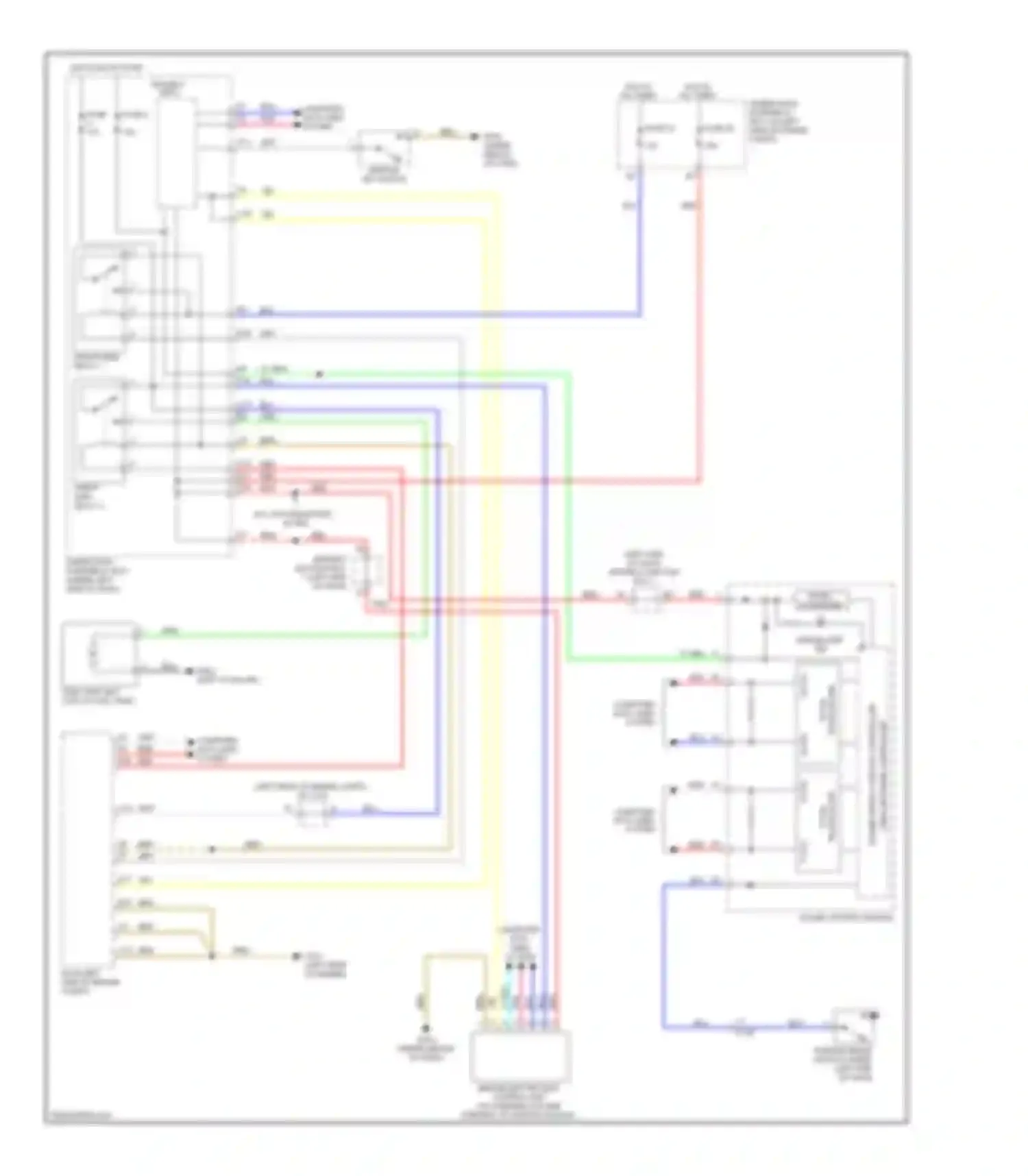 Wiring diagram pgm-fi main relay 1 for Honda CR-V IV (2011-2015) (2 of 4)