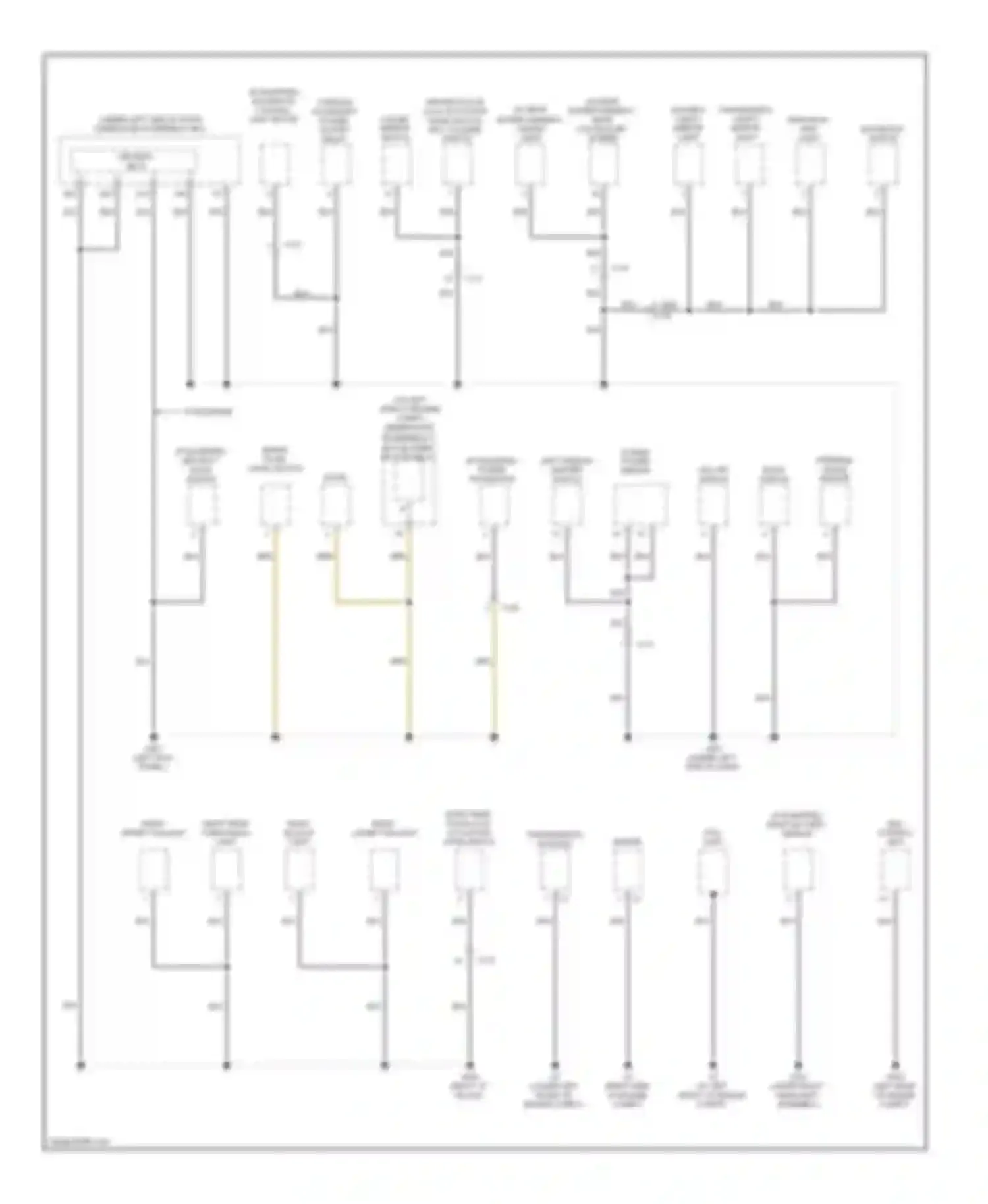Wiring diagram right upper taillight for Honda CR-V IV (2011-2015) (2 of 2)
