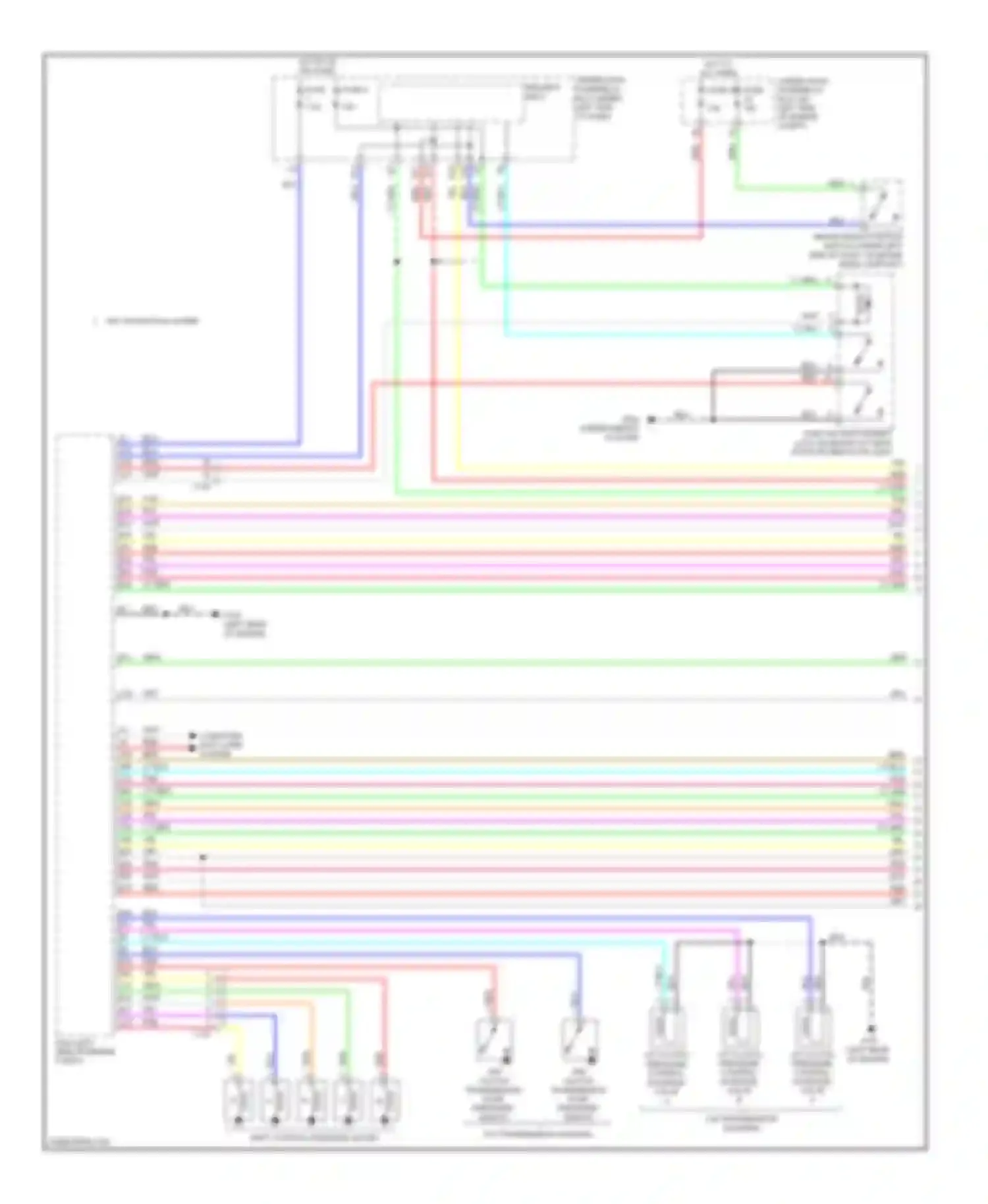 Wiring diagram shift control solenoid valves for Honda CR-V IV (2011-2015) (1 of 1)