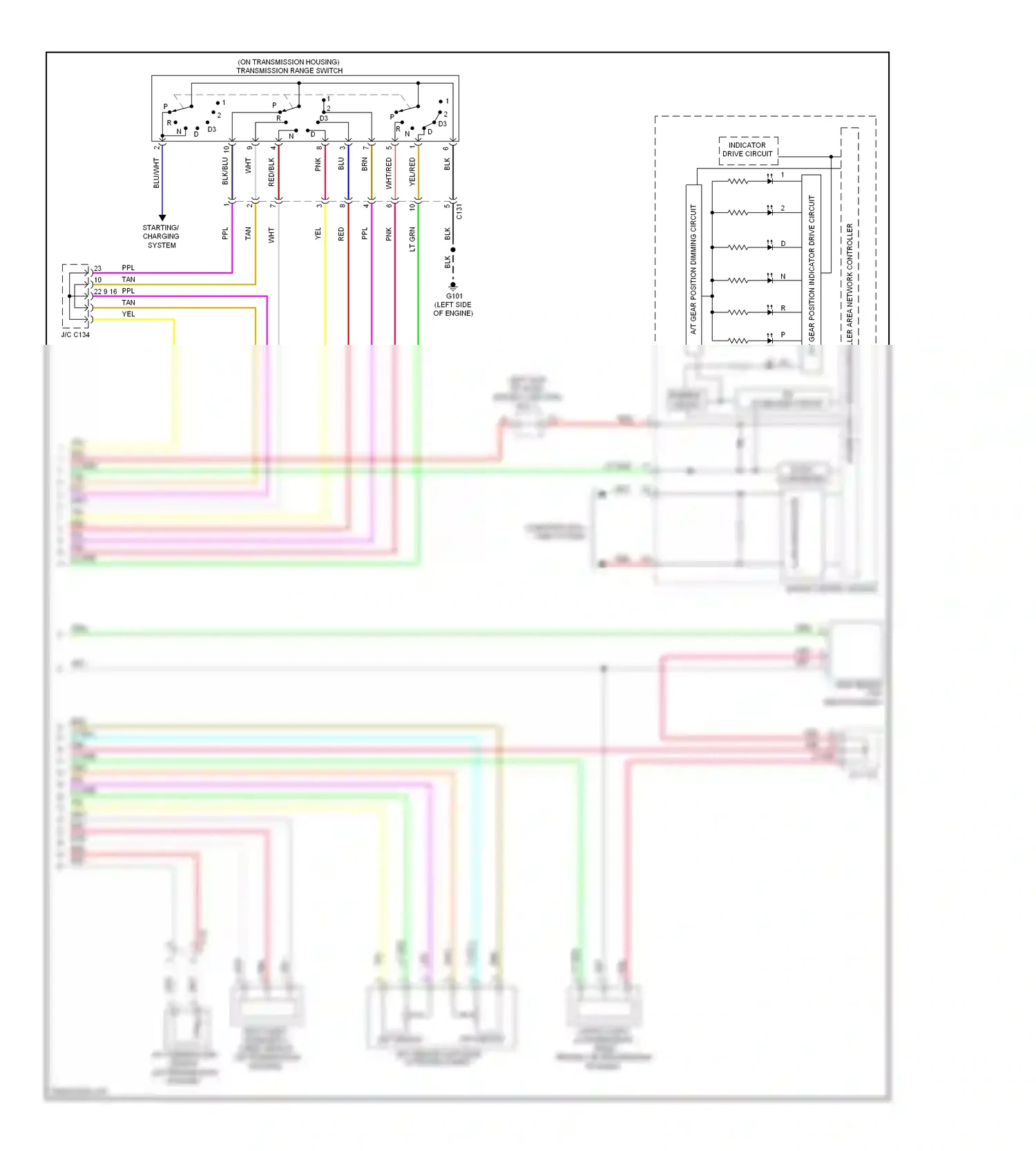 Honda CR-V IV (2011-2015) stabilizing circuit wiring diagram  (1 of 2)