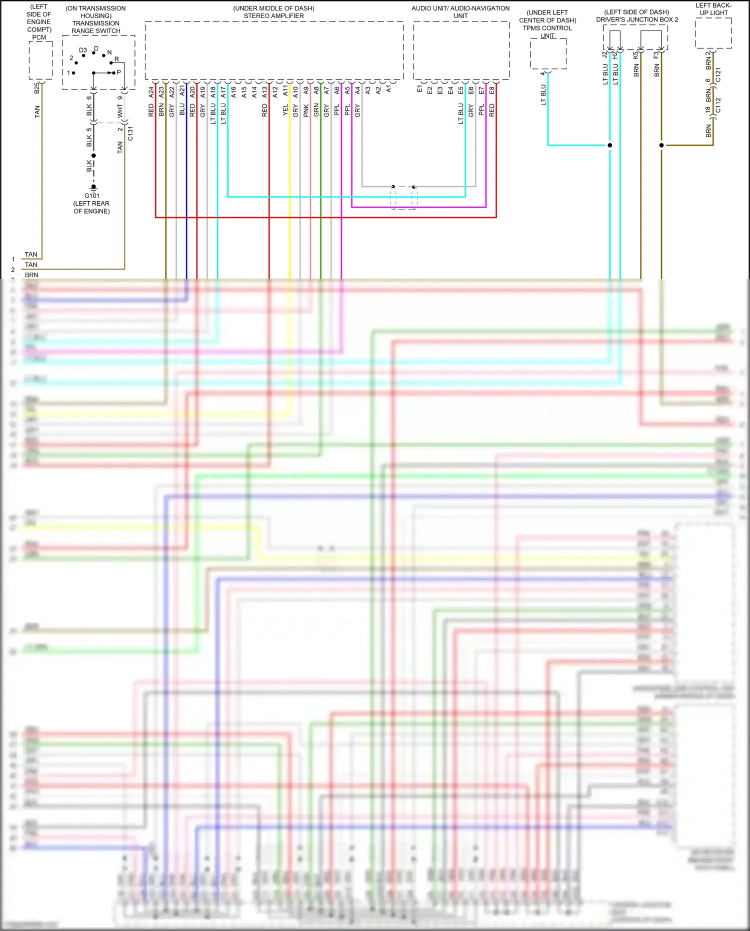 Honda CR-V IV (2011-2015) tpms control unit wiring diagram  (3 of 3)