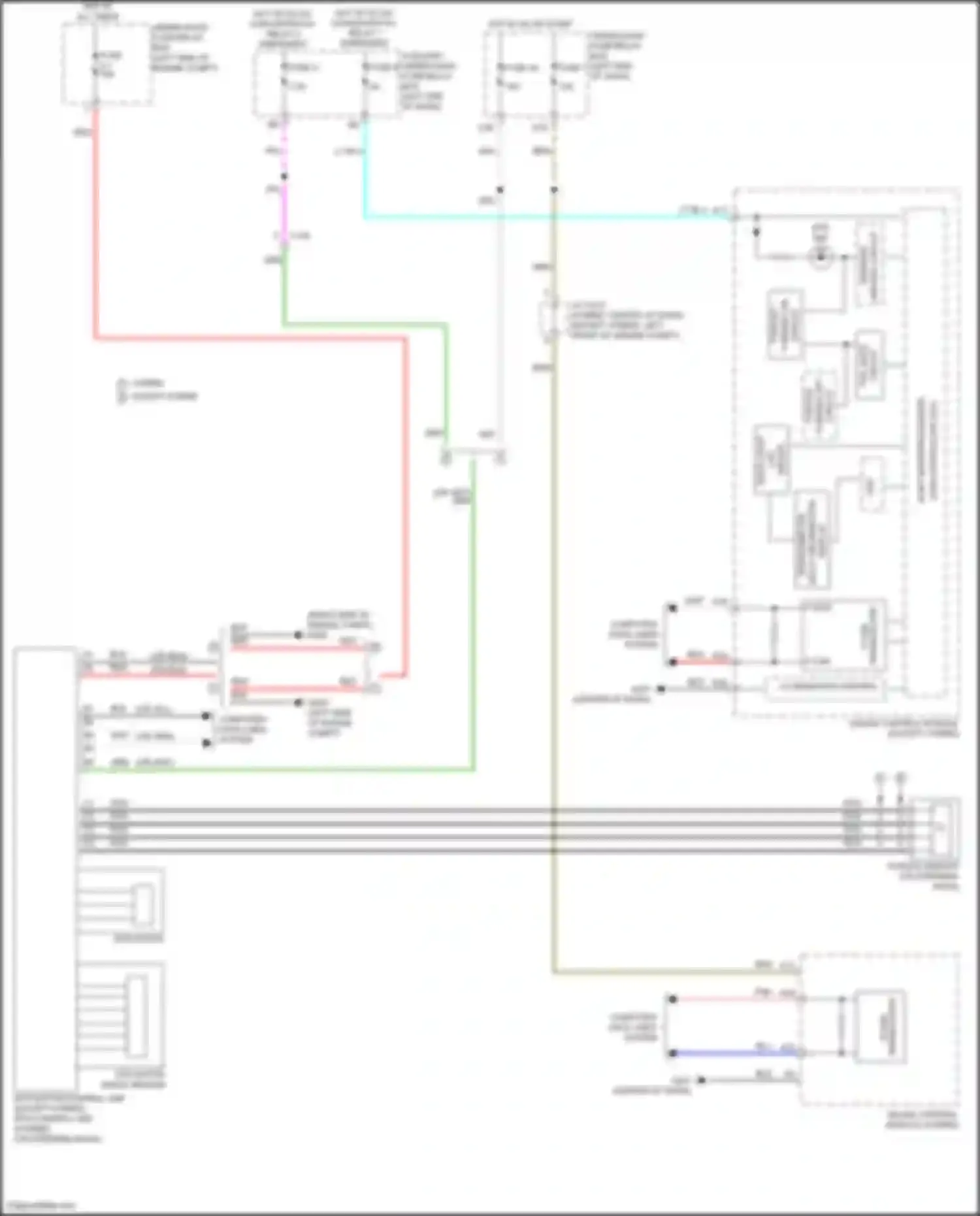 CR-V Honda V facelift (2019-2024): Electronic power steering circuit