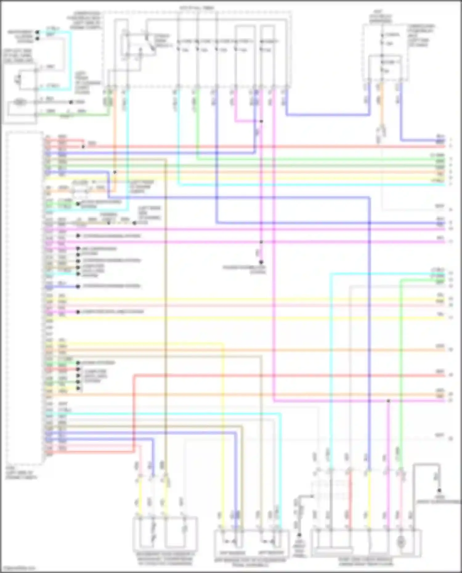 CR-V Honda V facelift (2019-2024): Wiring diagram engine performance 1.5l turbo (1 of 6)