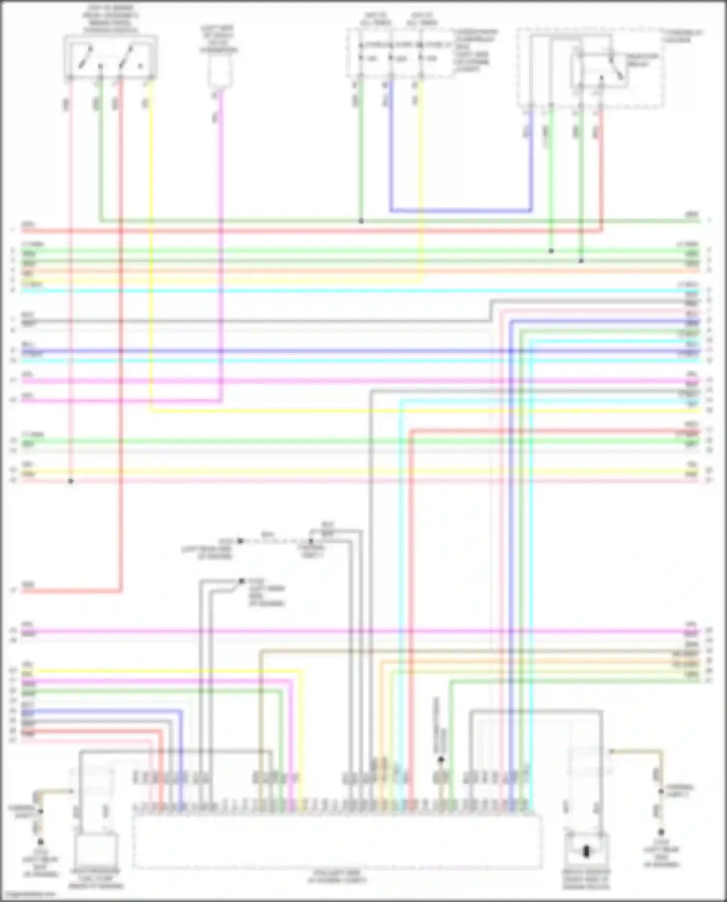 CR-V Honda V facelift (2019-2024): Wiring diagram engine performance 1.5l turbo (3 of 6)
