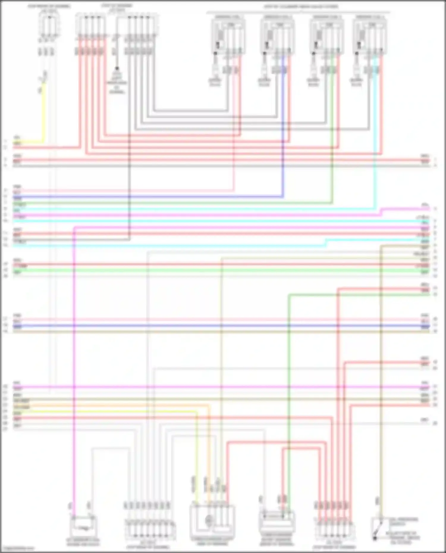 CR-V Honda V facelift (2019-2024): Wiring diagram engine performance 1.5l turbo (5 of 6)