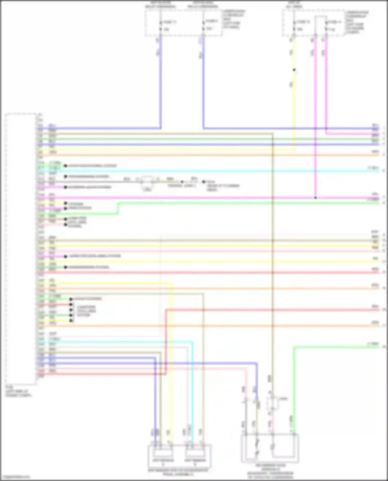 CR-V Honda V facelift (2019-2024): Wiring diagram engine performance 2.0l hybrid, engine controls circuit (1 of 8)
