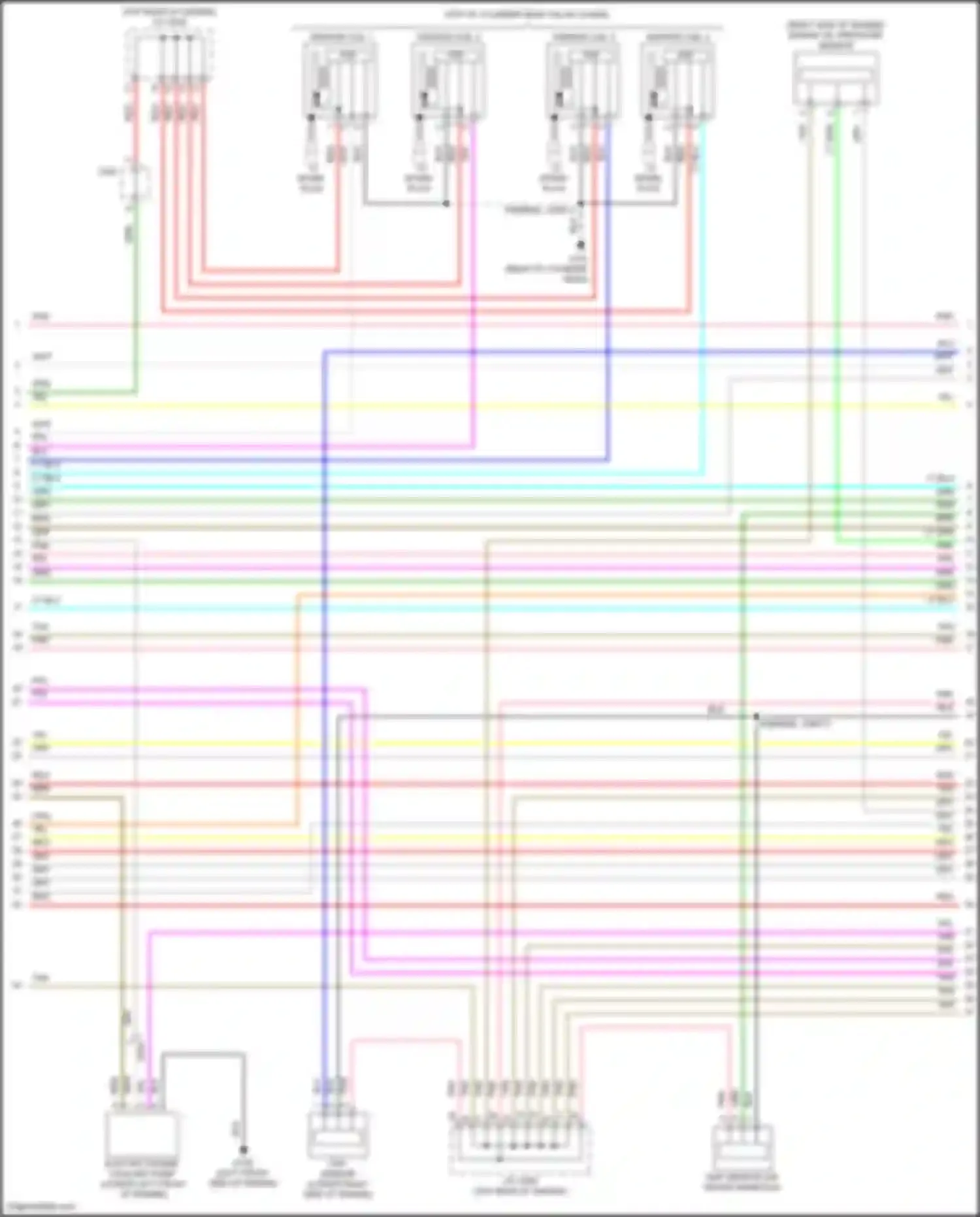 CR-V Honda V facelift (2019-2024): Wiring diagram engine performance 2.0l hybrid, engine controls circuit (6 of 8)