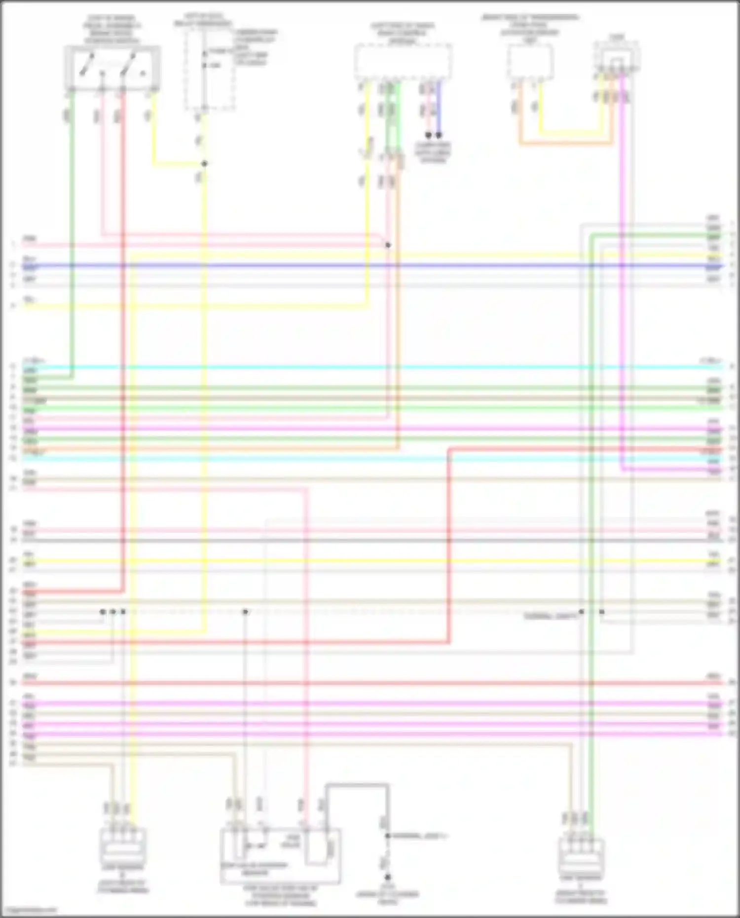 CR-V Honda V facelift (2019-2024): Wiring diagram engine performance 2.0l hybrid, engine controls circuit (7 of 8)