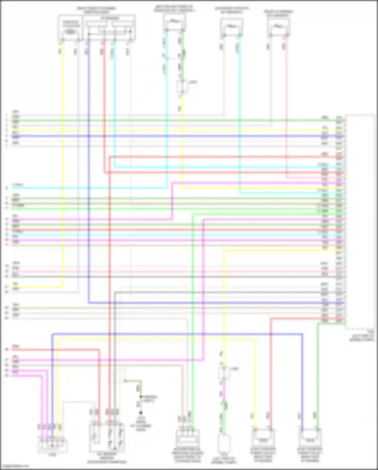 CR-V Honda V facelift (2019-2024): Wiring diagram engine performance 2.0l hybrid, engine controls circuit (8 of 8)