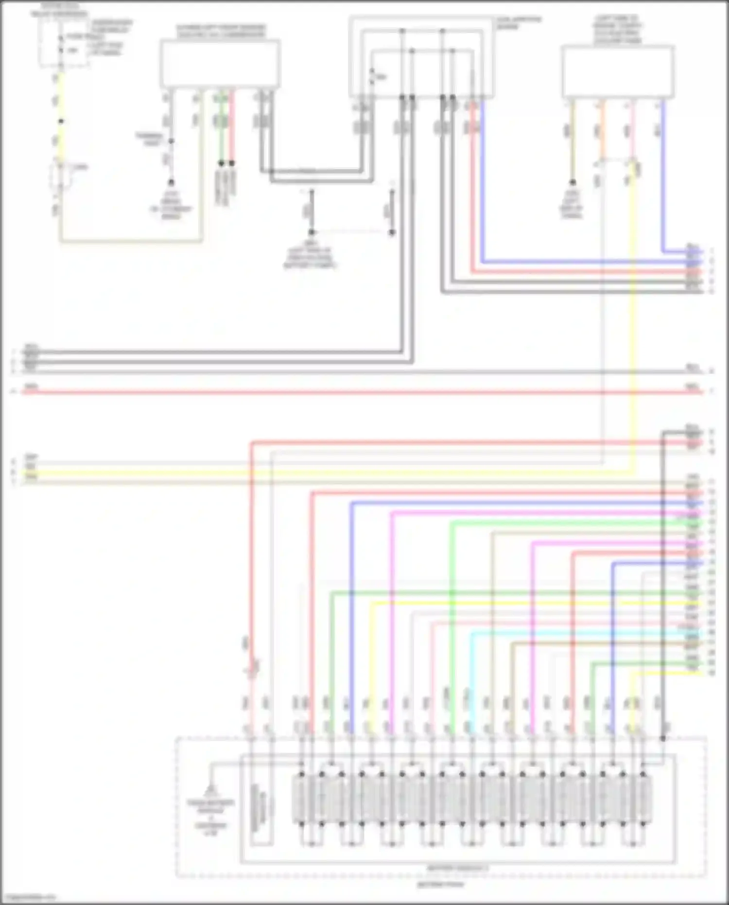 CR-V Honda V facelift (2019-2024): Wiring diagram engine performance 2.0l hybrid, hybrid system circuit (2 of 7)