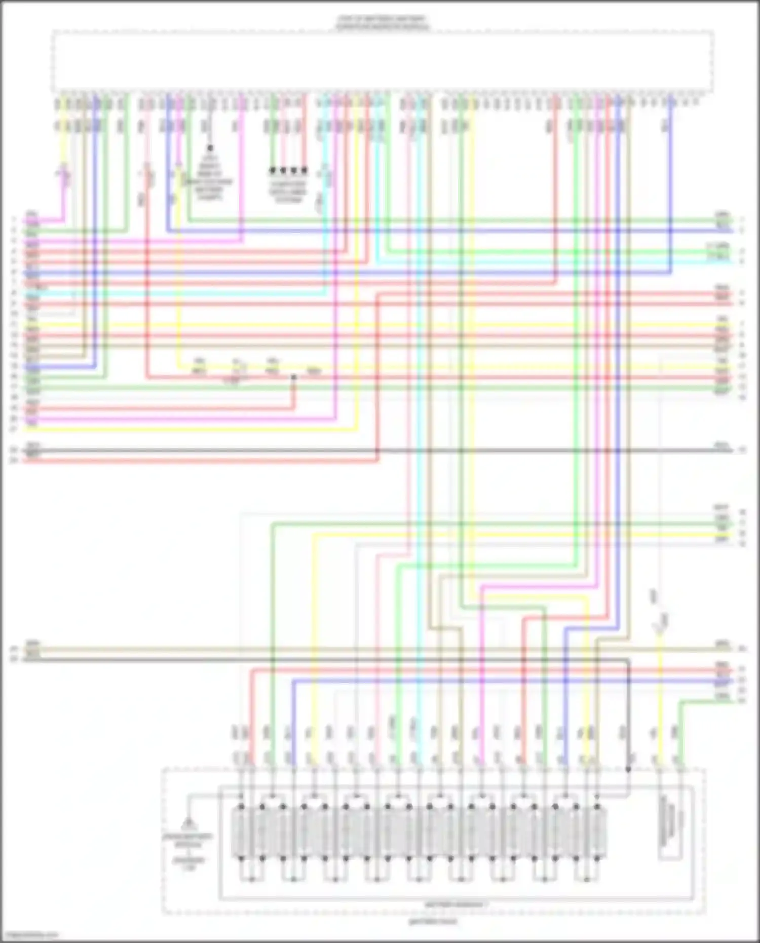 CR-V Honda V facelift (2019-2024): Wiring diagram engine performance 2.0l hybrid, hybrid system circuit (6 of 7)
