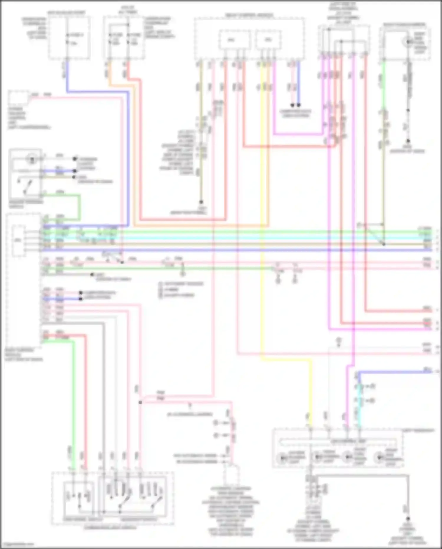 CR-V Honda V facelift (2019-2024): Exterior lamps circuit (1 of 3)