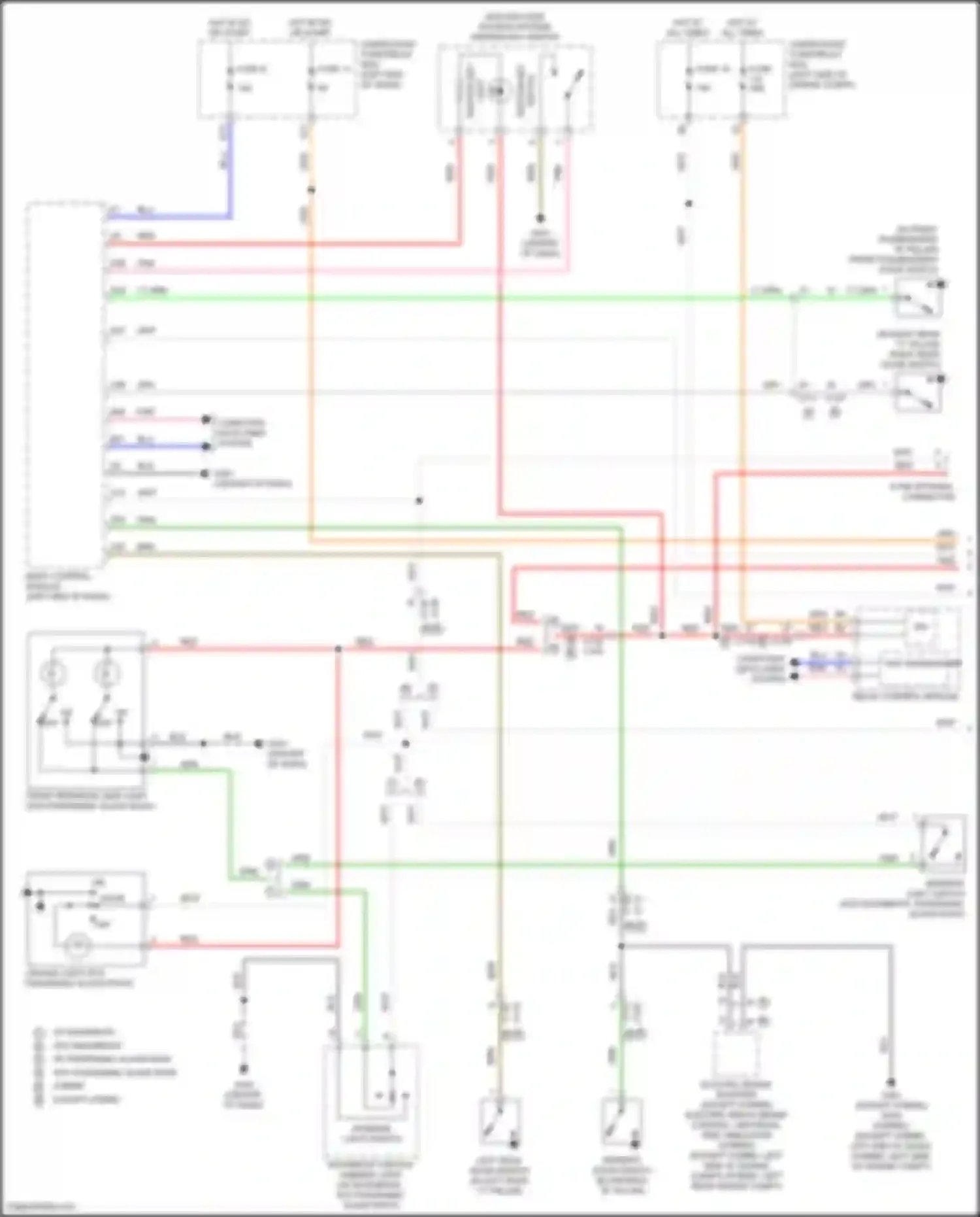 CR-V Honda V facelift (2019-2024): Entry light timer circuit (1 of 2)