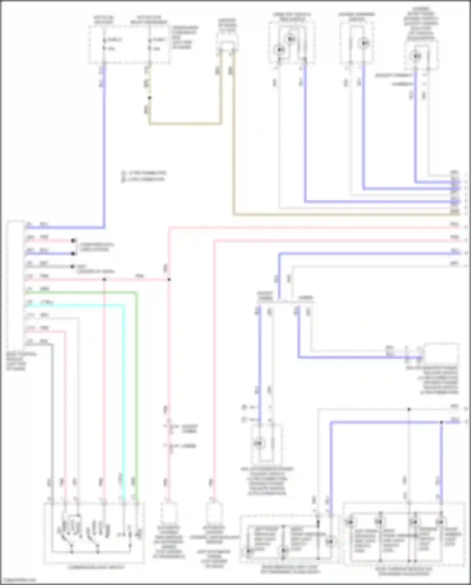 CR-V Honda V facelift (2019-2024): Instrument illumination circuit (1 of 4)