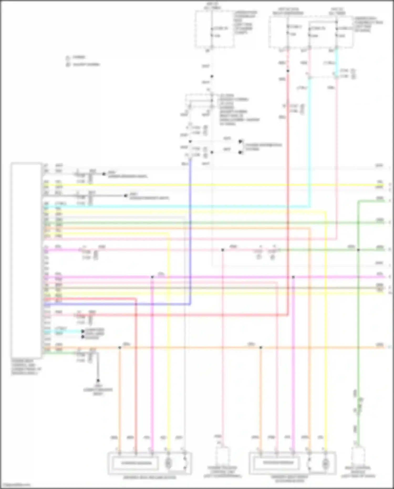 CR-V Honda V facelift (2019-2024): Memory systems circuit (1 of 2)