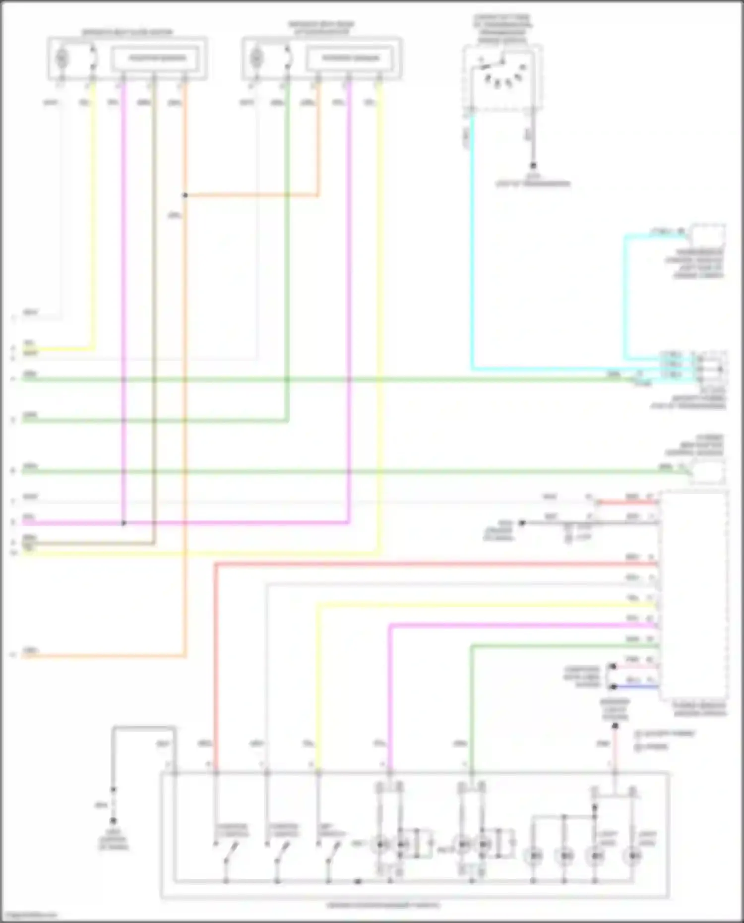 CR-V Honda V facelift (2019-2024): Memory systems circuit (2 of 2)