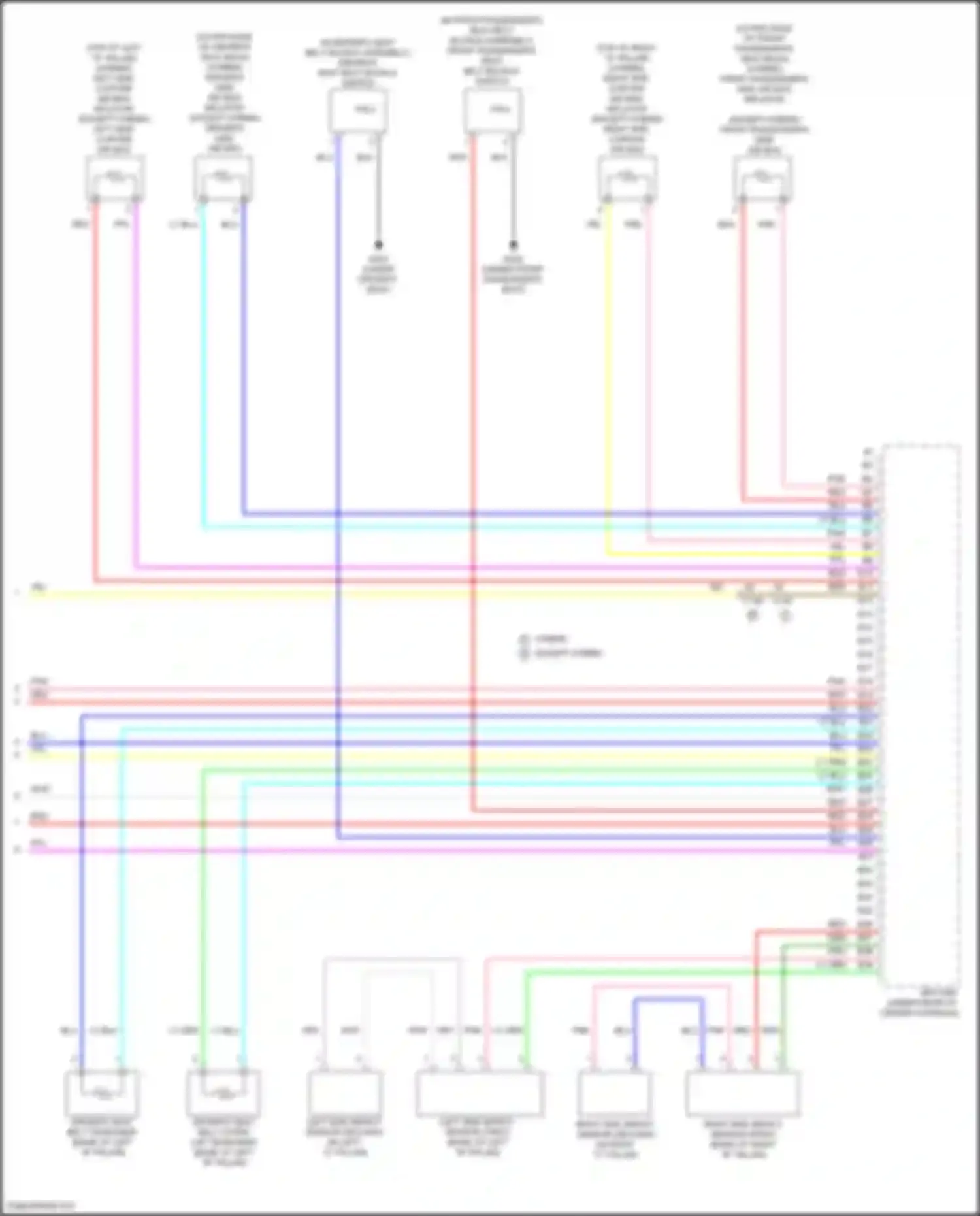 CR-V Honda V facelift (2019-2024): Supplemental restraints circuit (3 of 3)