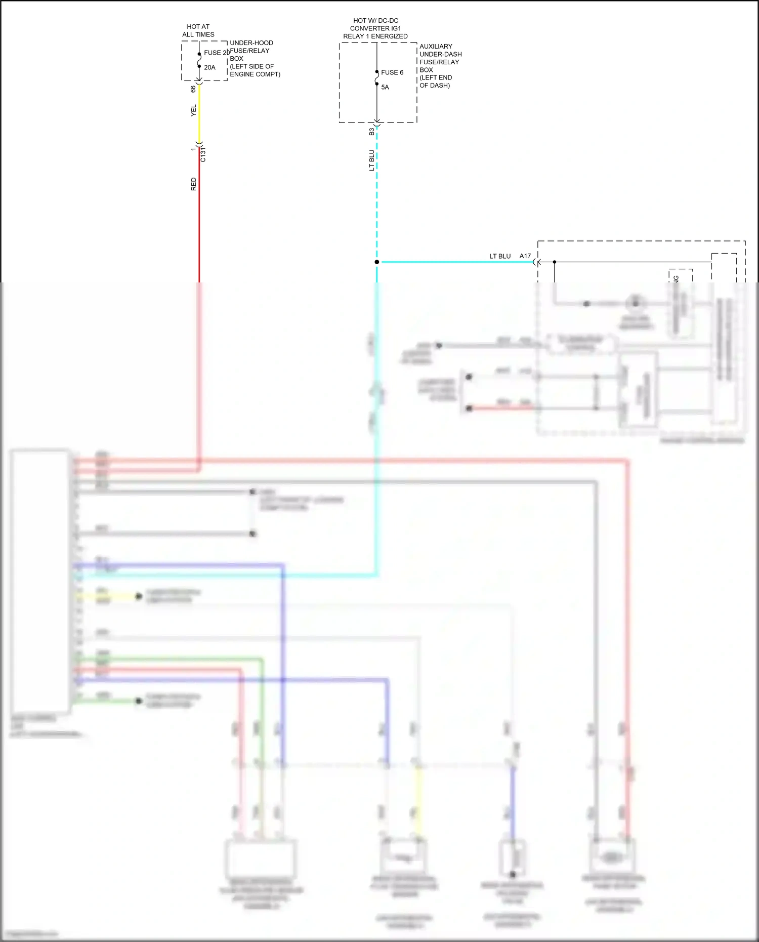 Wiring diagram 32 bit microprocessor for Honda CR-V V facelift (2019-2024) (2 of 10)