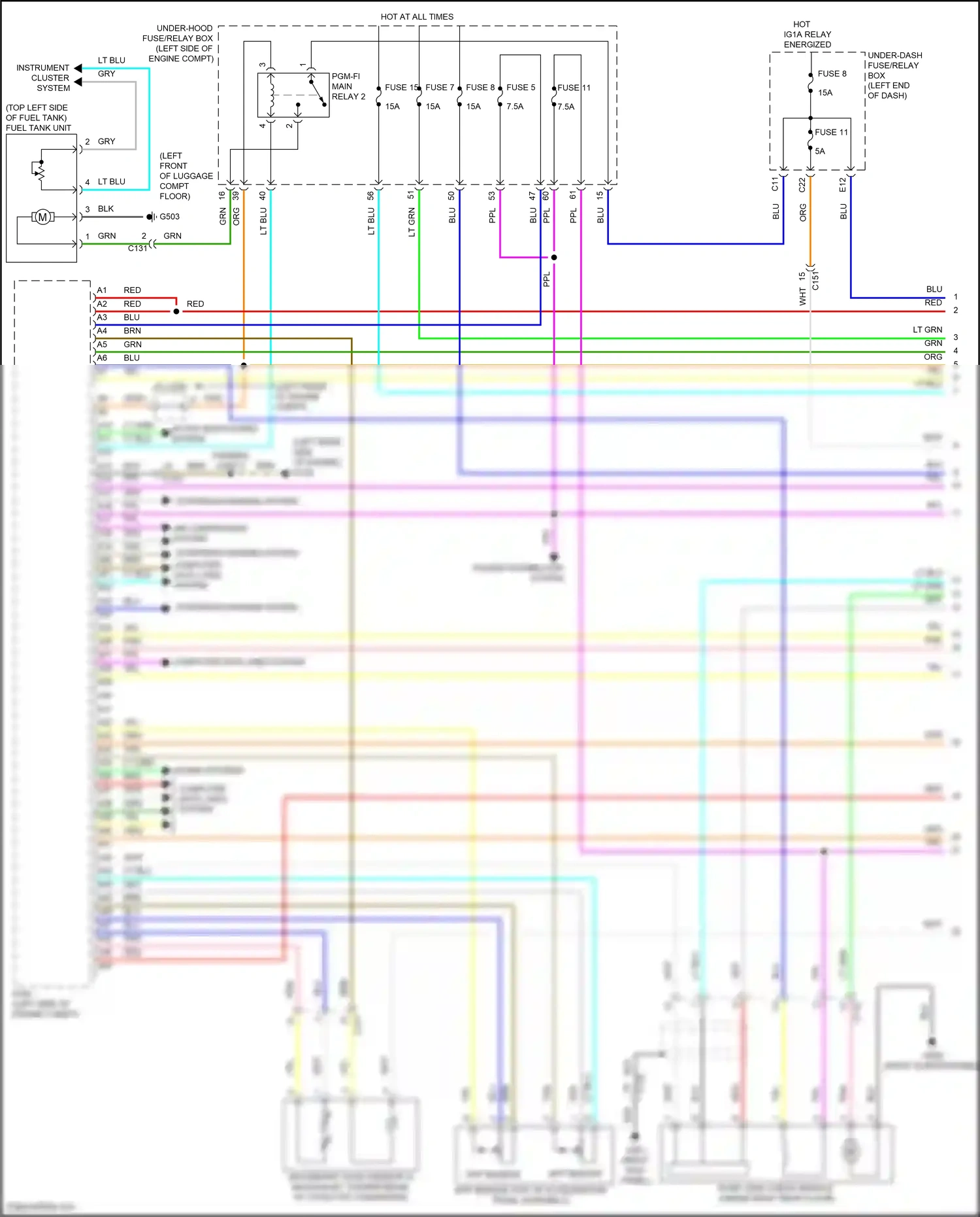 Honda CR-V V facelift (2019-2024) app sensor b wiring diagram  (5 of 6)