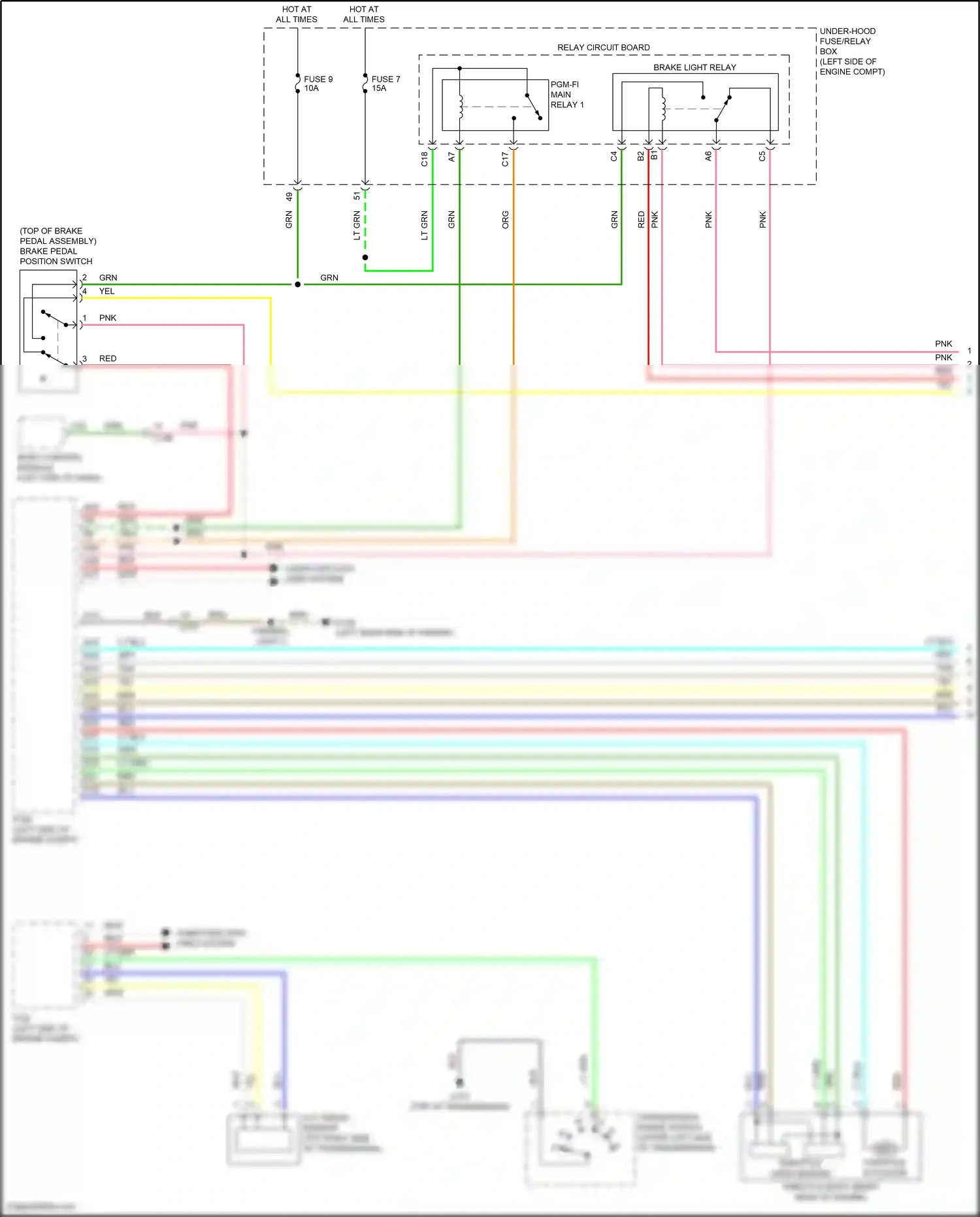 Wiring diagram body control module for Honda CR-V V facelift (2019-2024) (43 of 51)