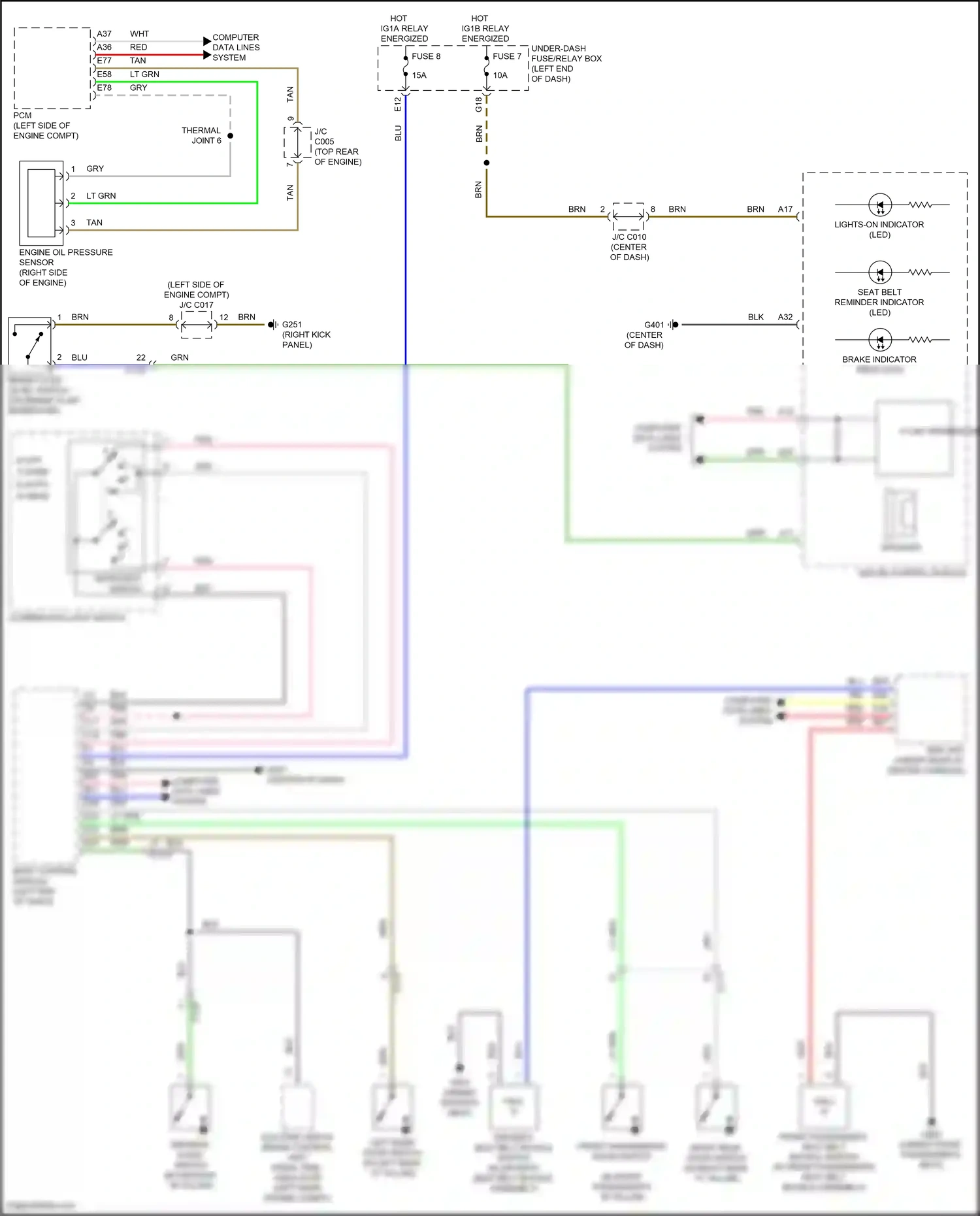 Wiring diagram body control module for Honda CR-V V facelift (2019-2024) (20 of 51)