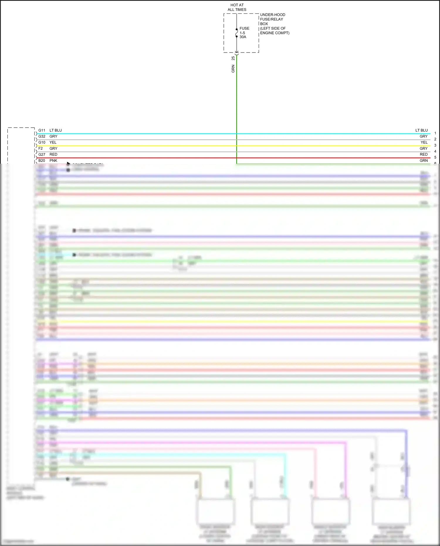 Wiring diagram body control module for Honda CR-V V facelift (2019-2024) (34 of 51)