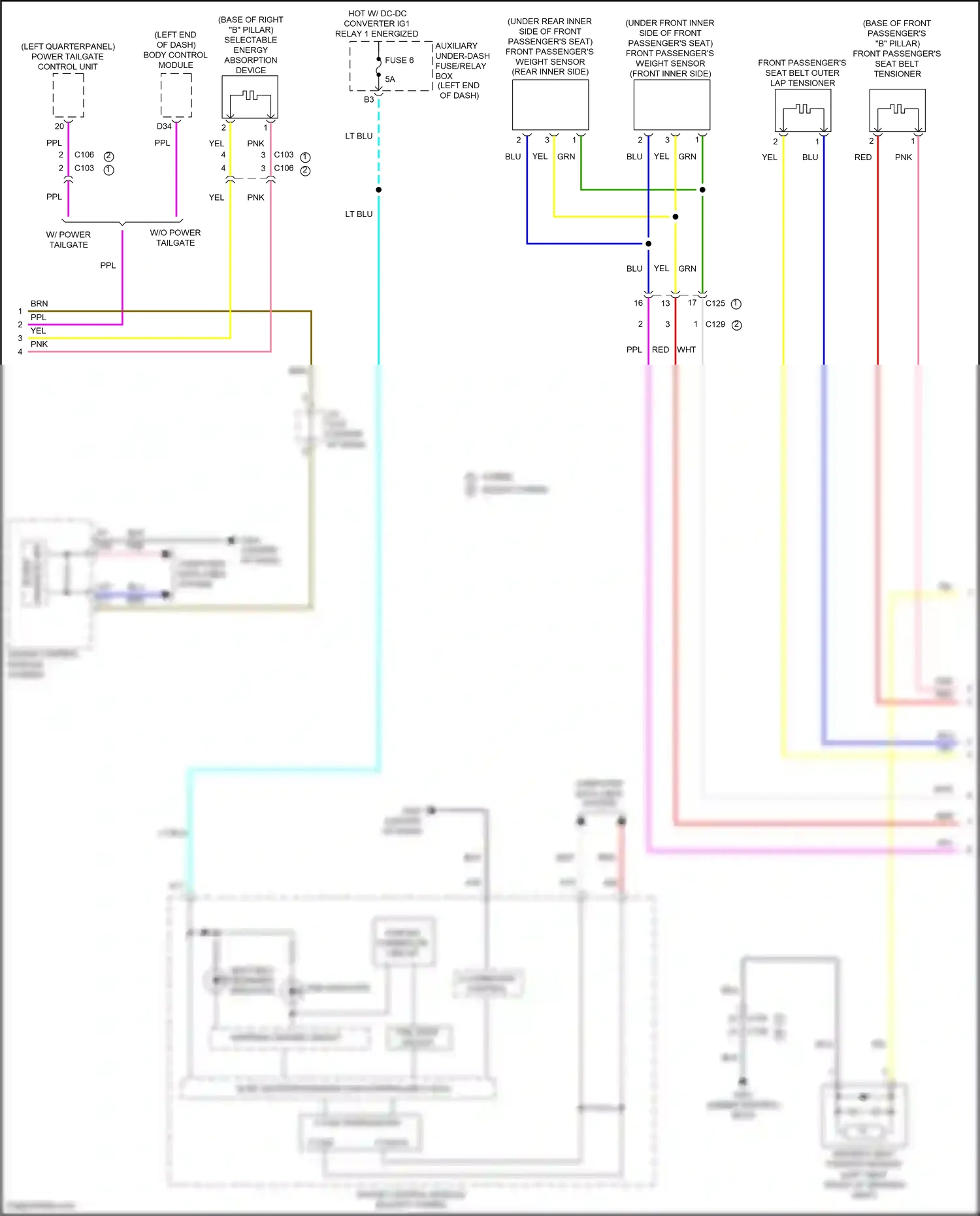 Wiring diagram body control module for Honda CR-V V facelift (2019-2024) (10 of 51)