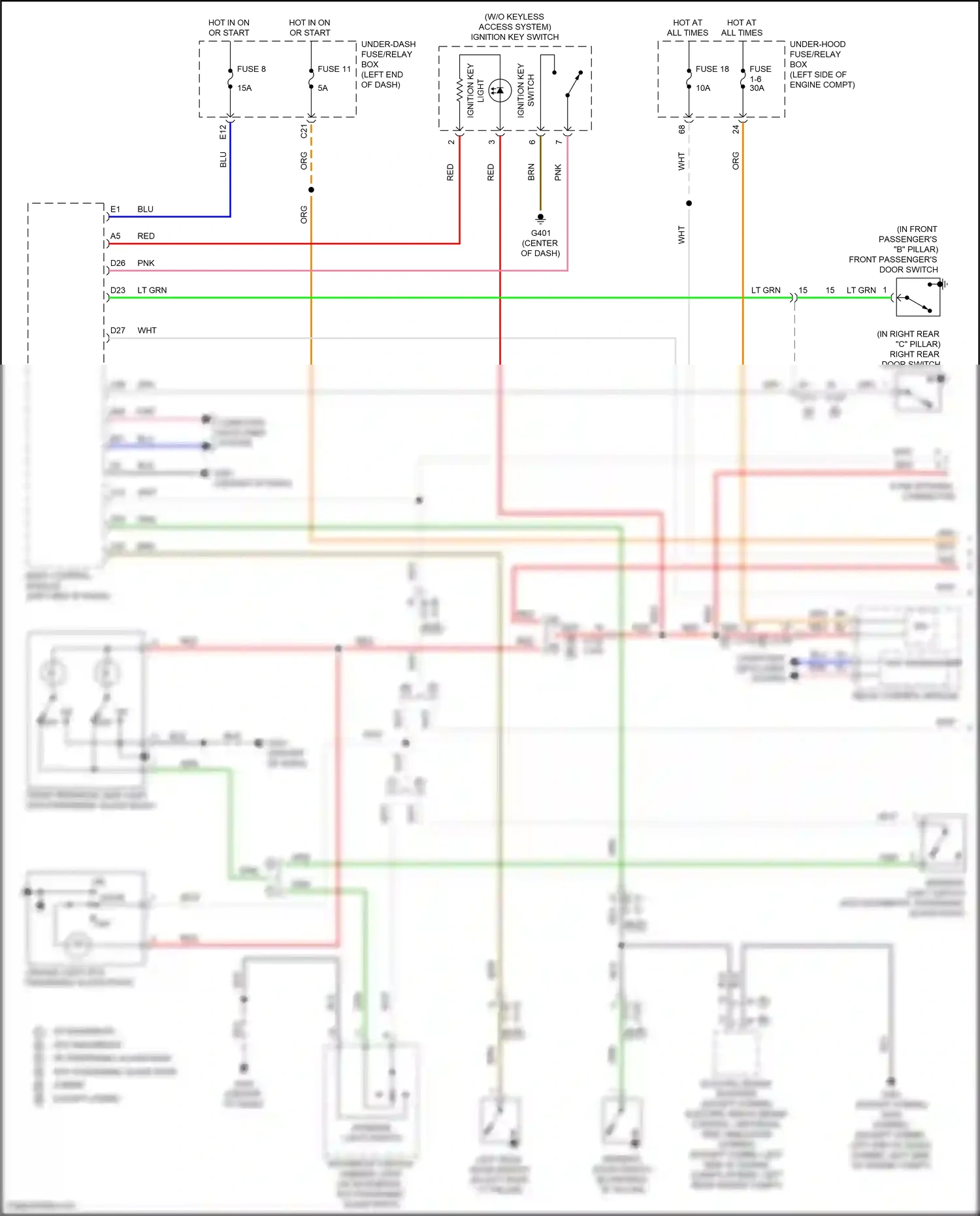 Wiring diagram body control module for Honda CR-V V facelift (2019-2024) (3 of 51)