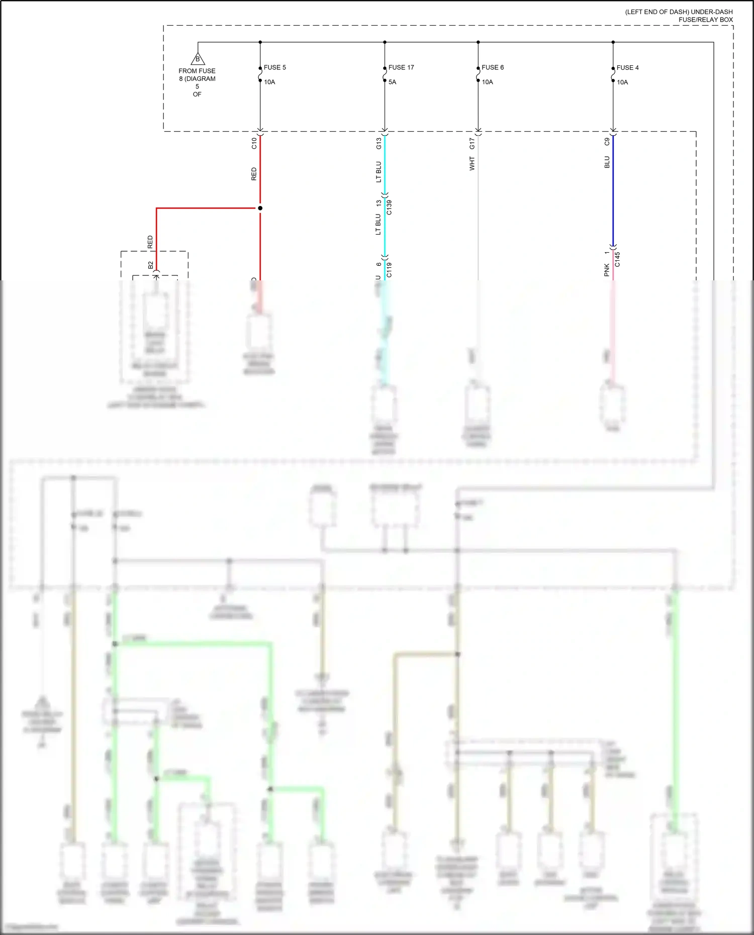 Wiring diagram body control module for Honda CR-V V facelift (2019-2024) (17 of 51)