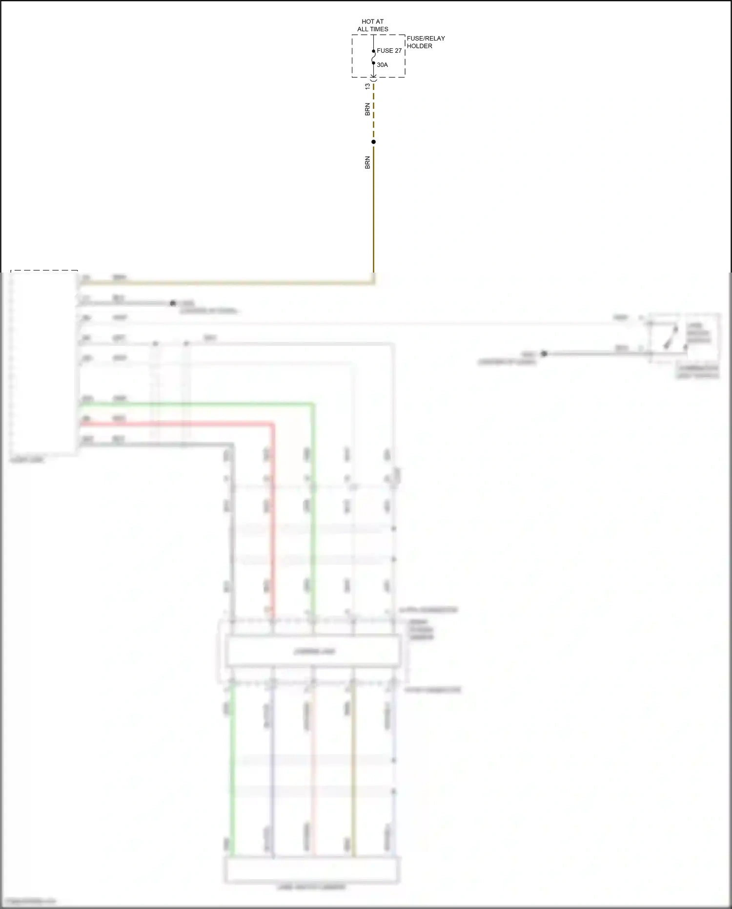 Wiring diagram camera unit for Honda CR-V V facelift (2019-2024) (1 of 1)