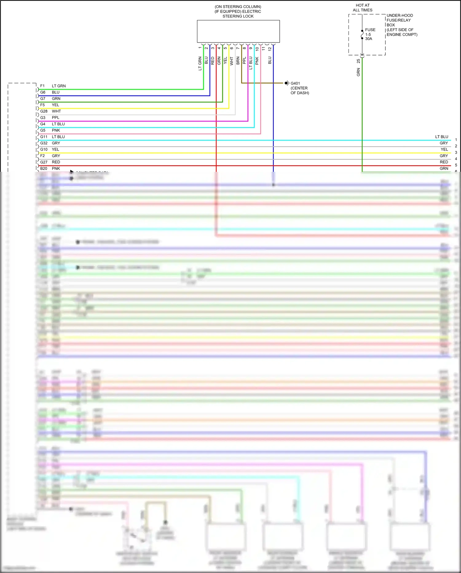 Wiring diagram computer data lines system for Honda CR-V V facelift (2019-2024) (41 of 116)